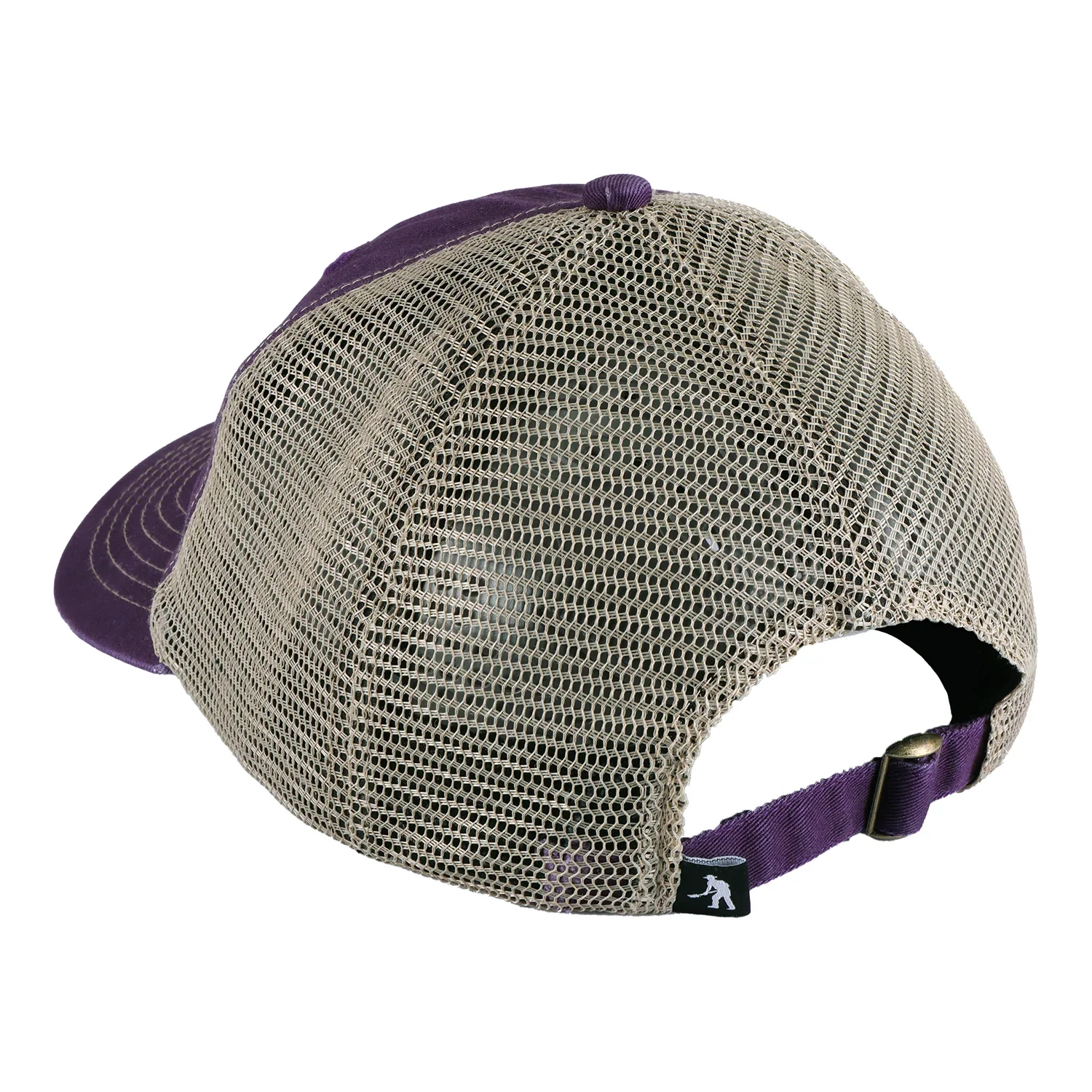 Slinkin" Leagues trucker Hat, Washed Eggplant - Image 2