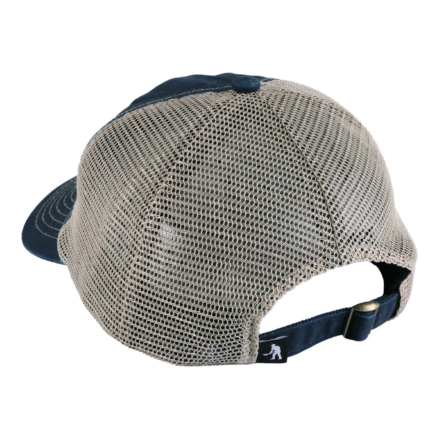 Slinkin" Leagues trucker Hat, Washed Navy - Image 2