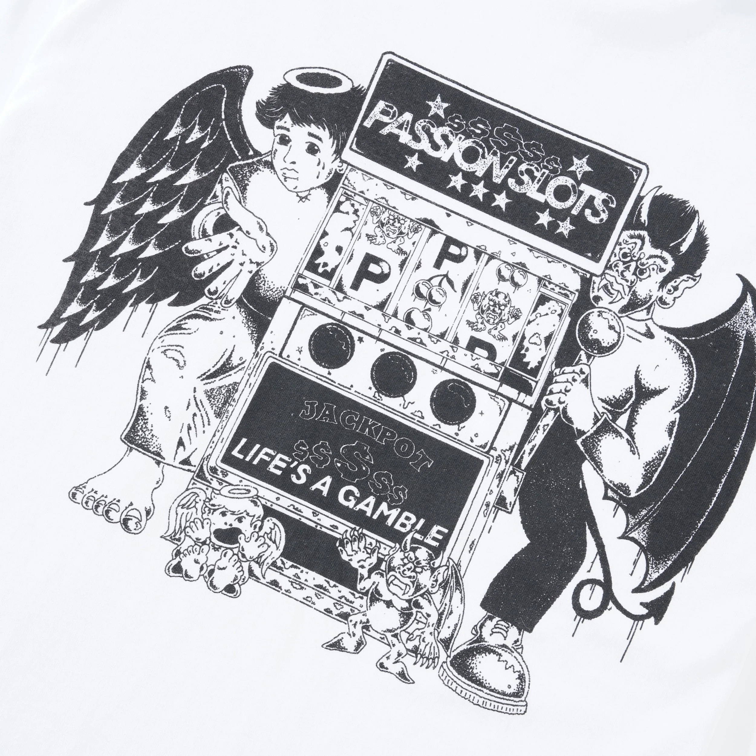 Slots Tee, White - Image 2