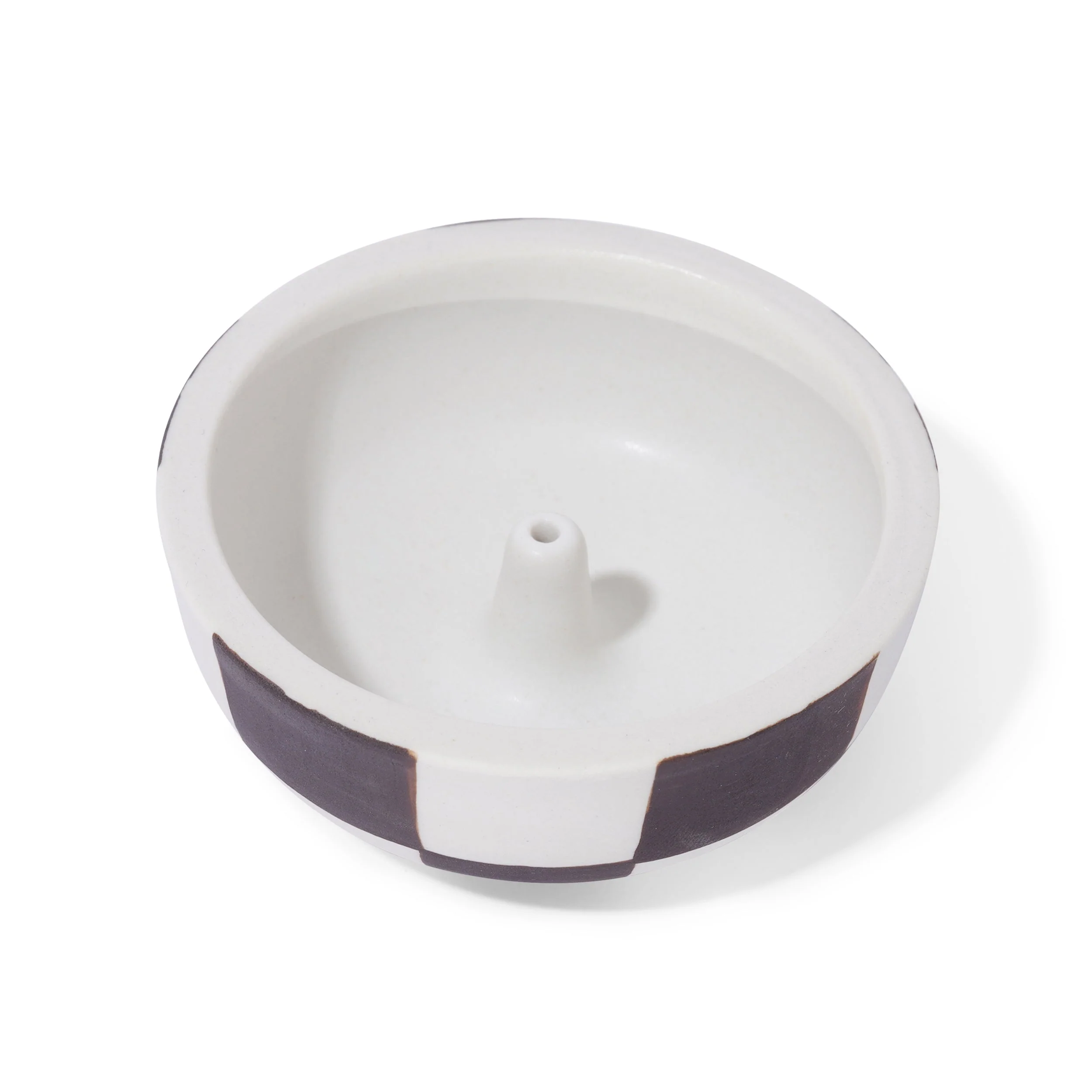 Small Incense Bowl Checker Outside - Image 2