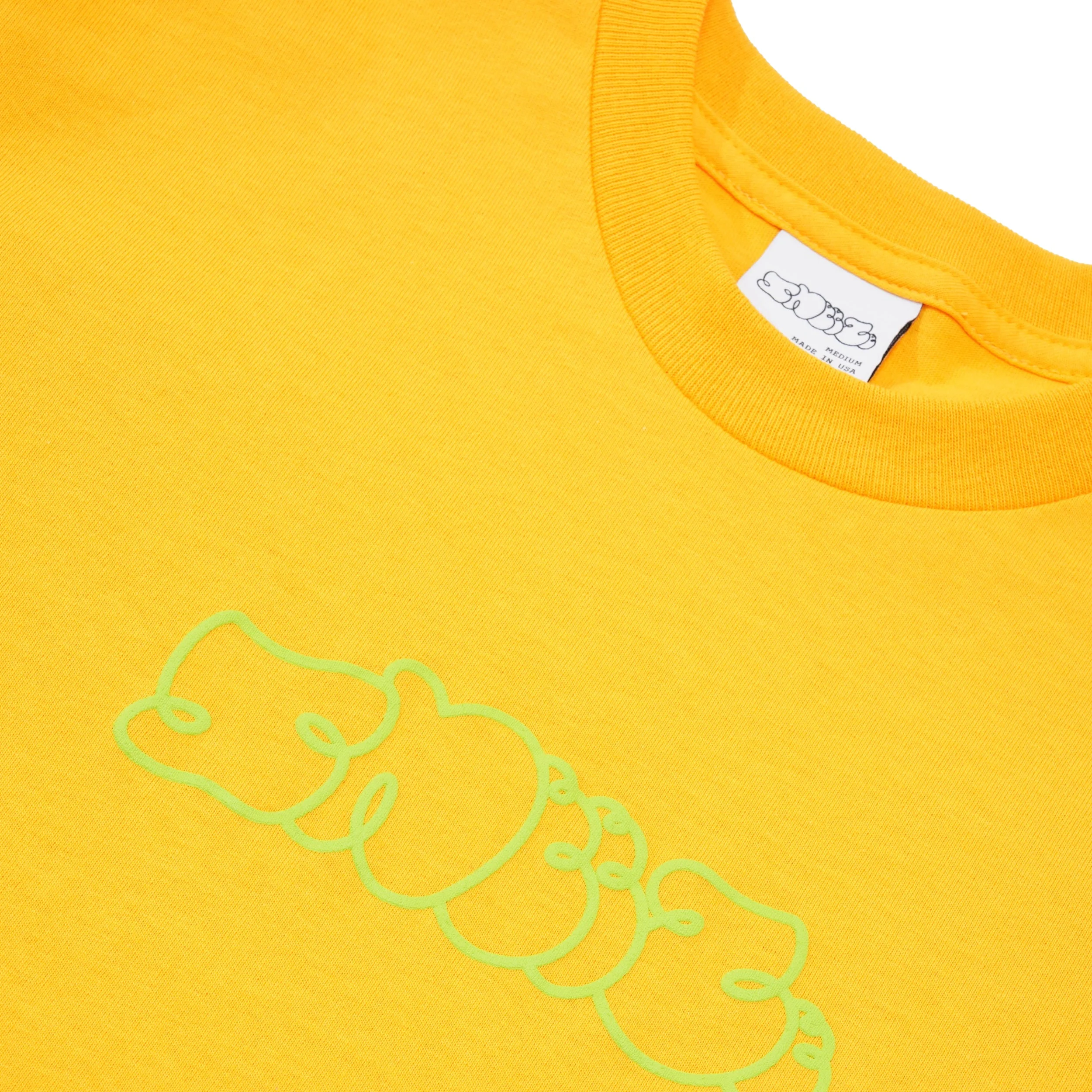 Sneeze Logo Tee, Gold - Image 2