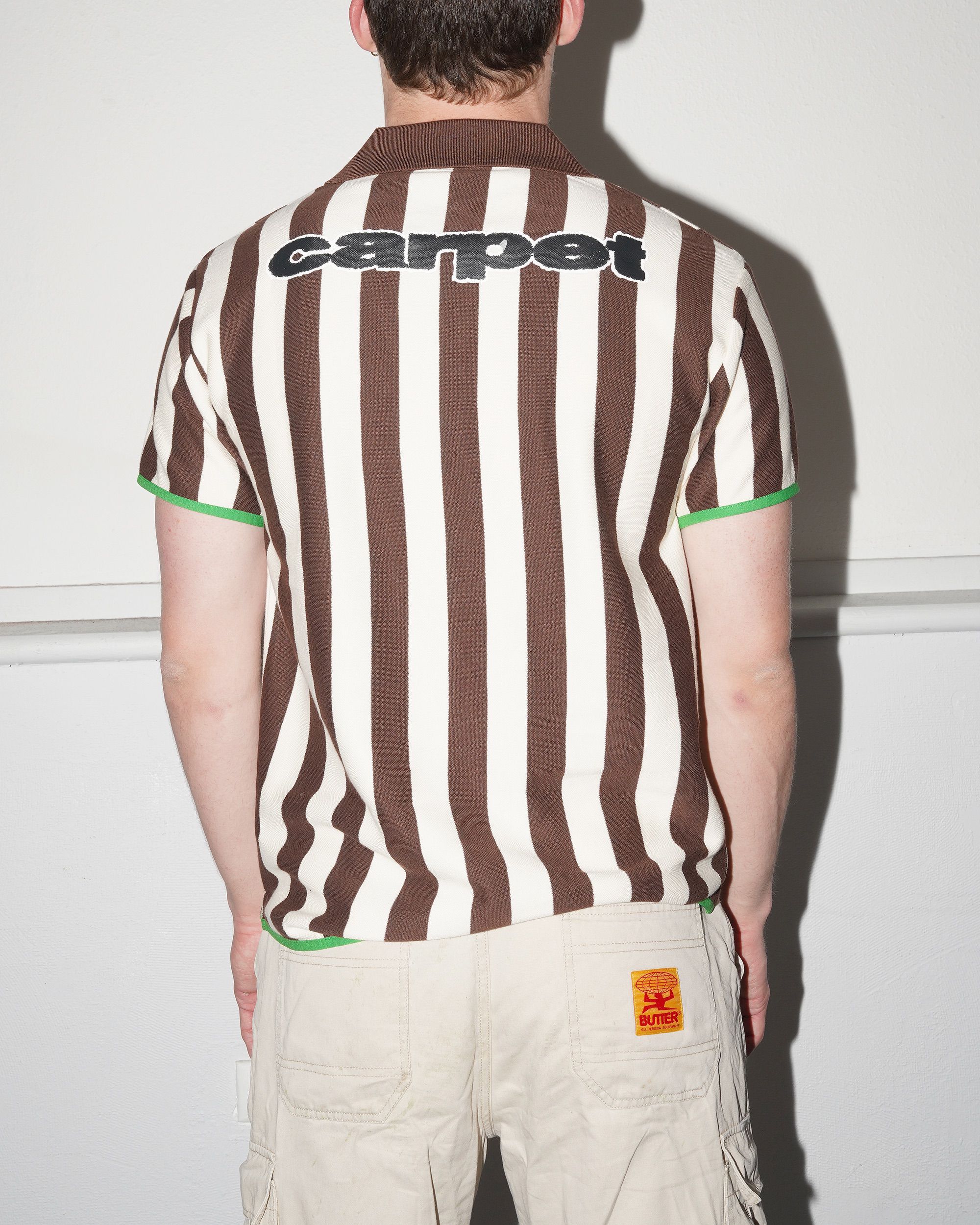 Soccer Jersey, Brown / Cream - Image 5