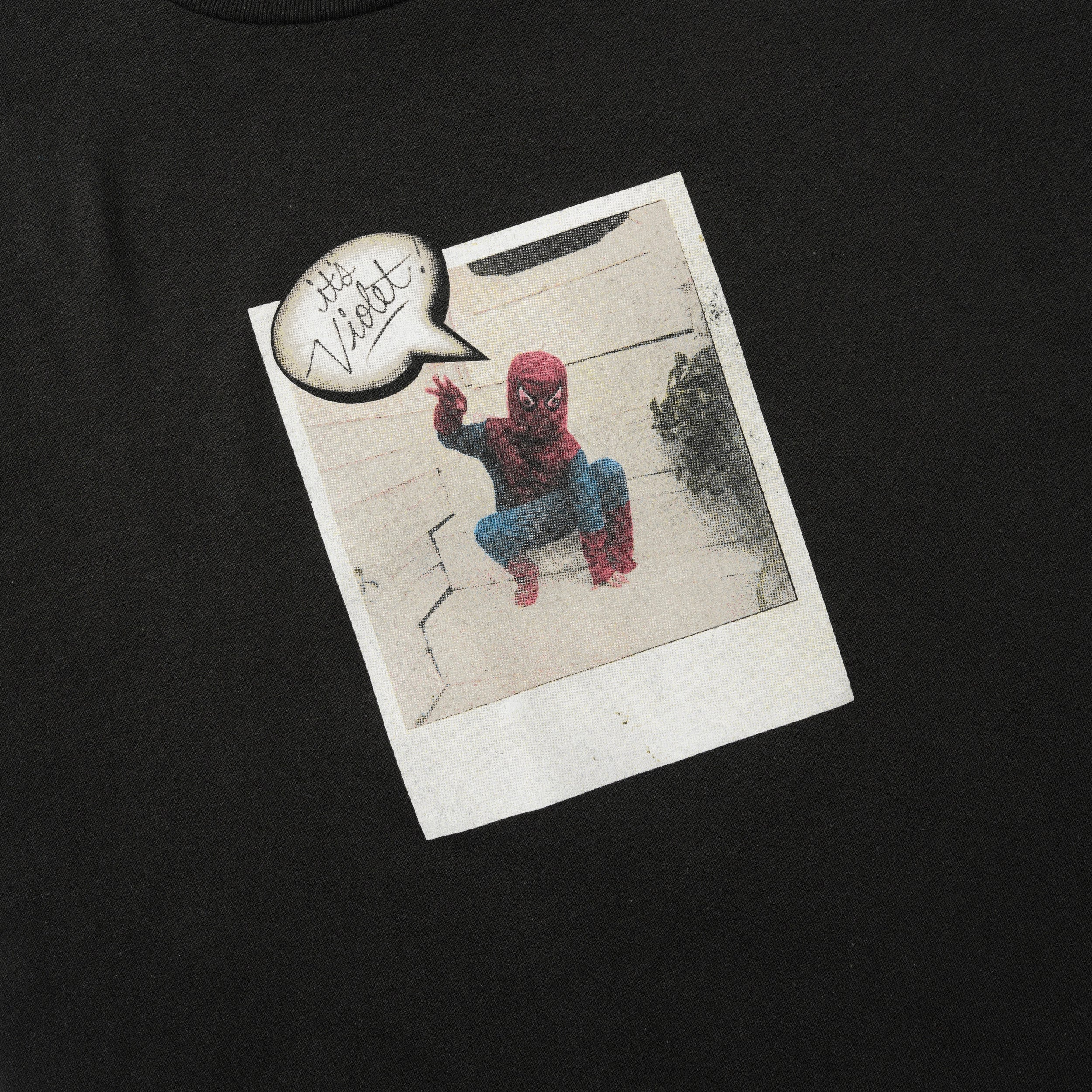 Spiderman Polaroid Tee, Black - Image 2