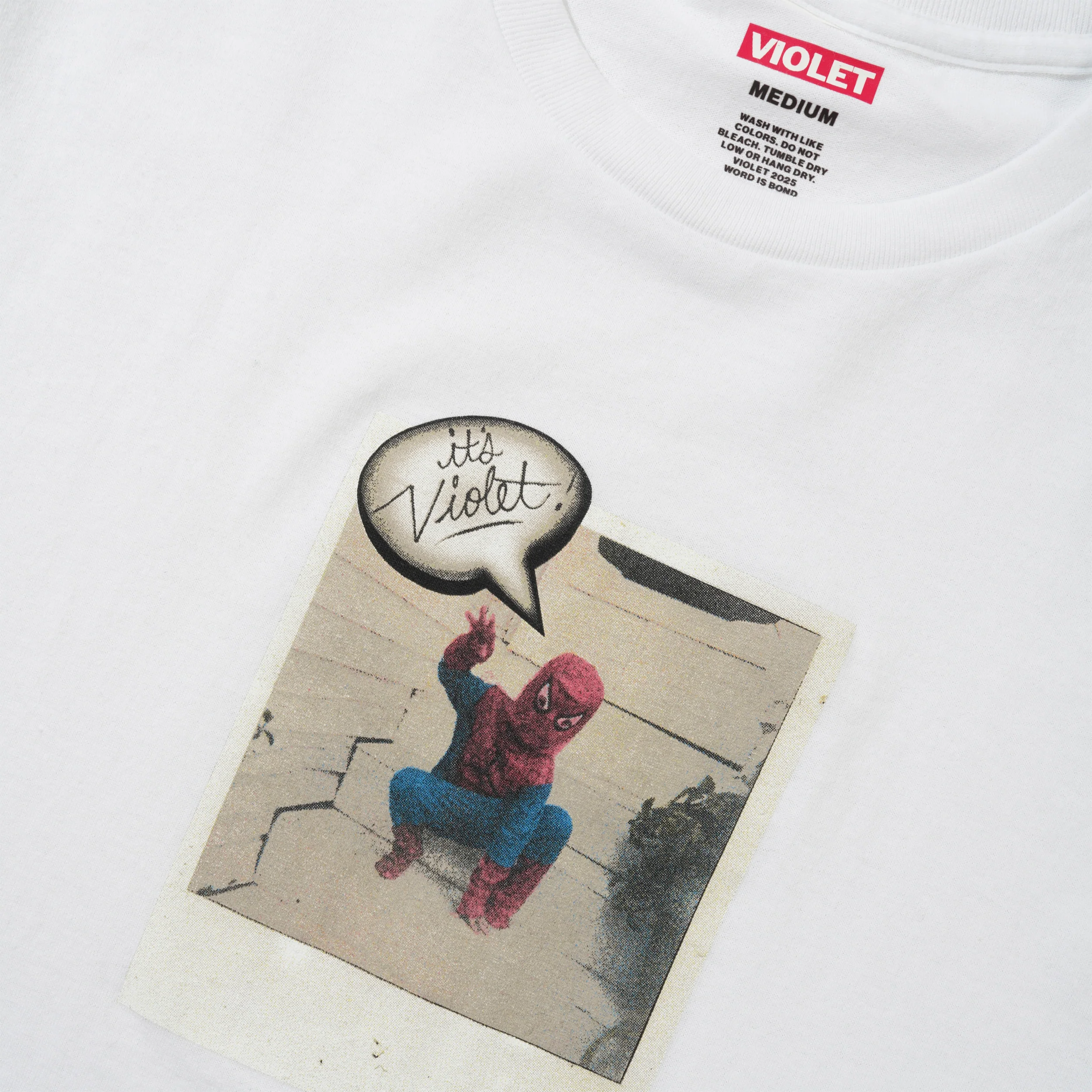 Spiderman Polaroid Tee, White - Image 2