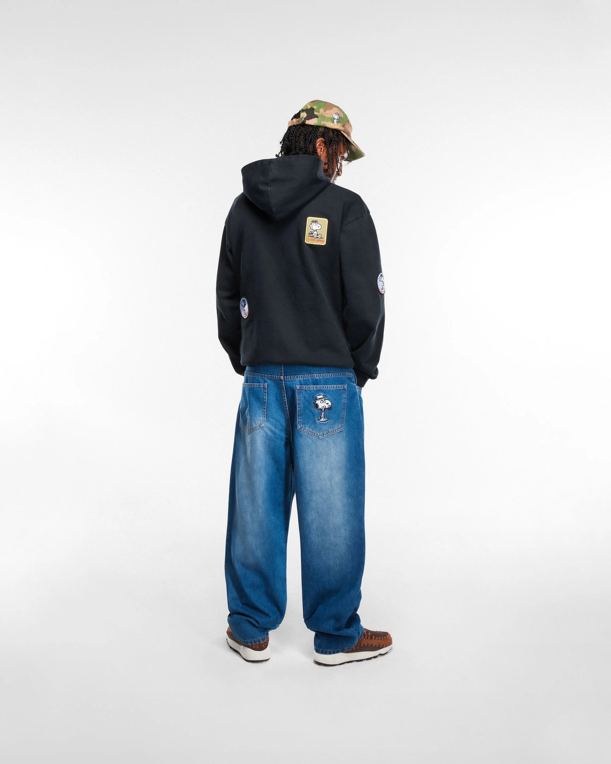Spike Denim Jeans, Distressed Indigo - Image 4
