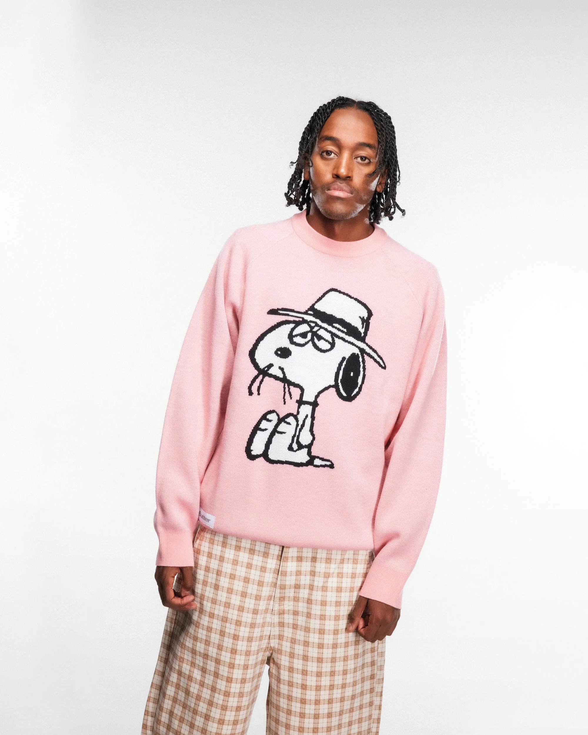 Spike Knit Sweater, Light Pink - Image 4