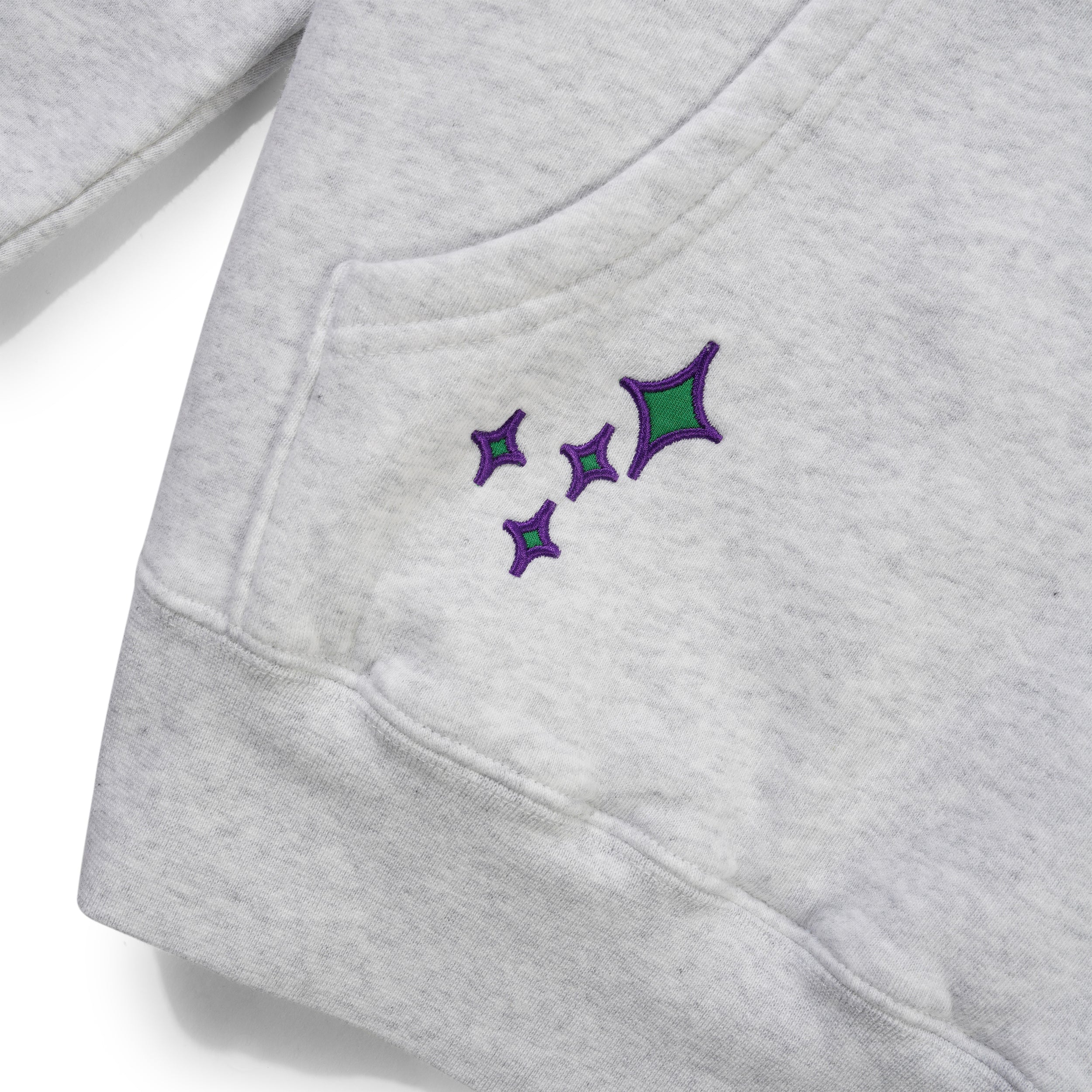 Spike Pullover Hood, Light Heather Grey - Image 4