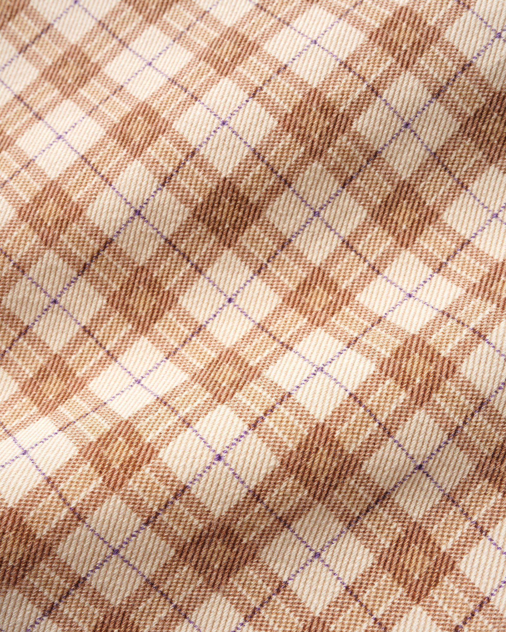 Spike Work Shorts, Sandstone Plaid - Image 4
