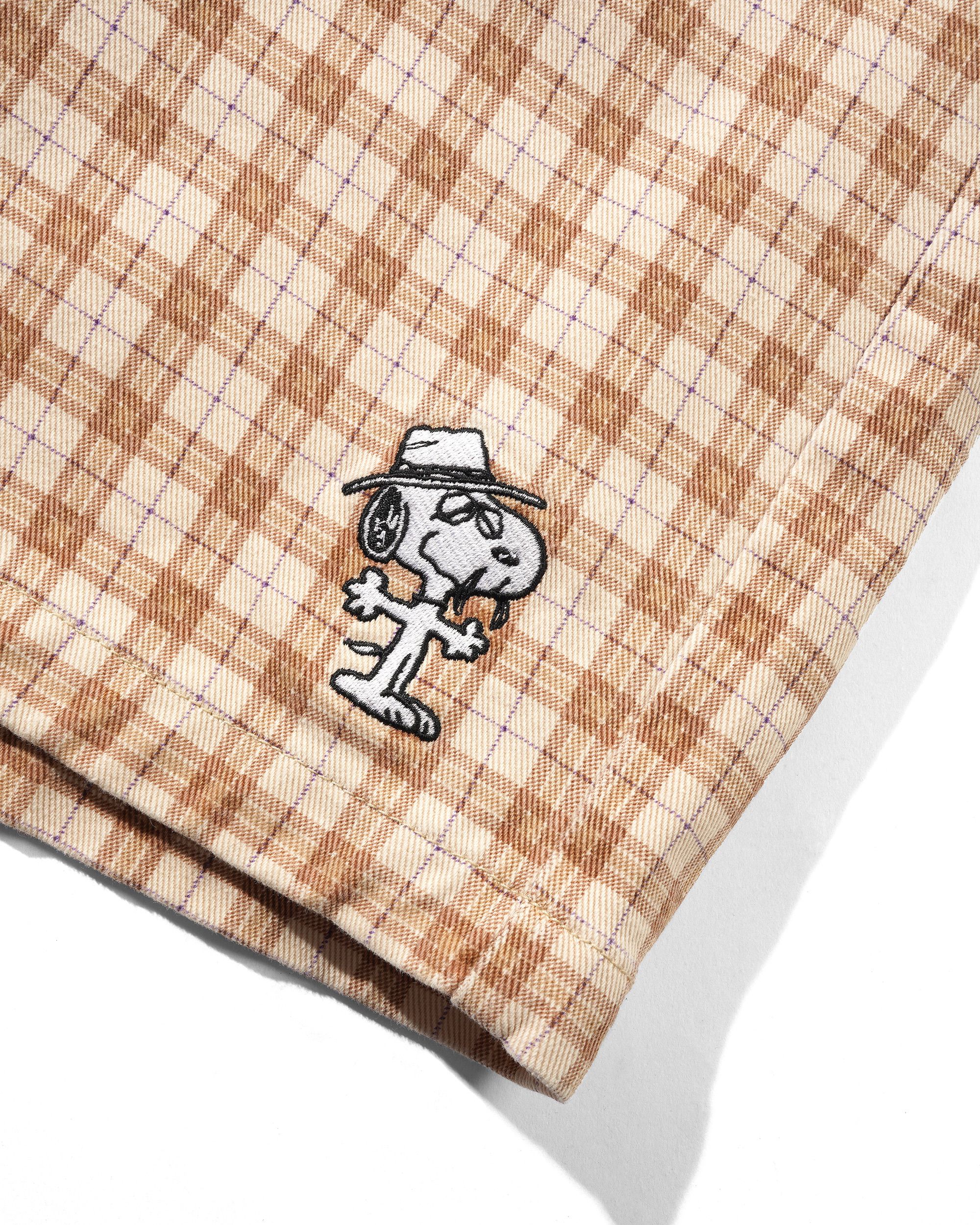 Spike Work Shorts, Sandstone Plaid - Image 5