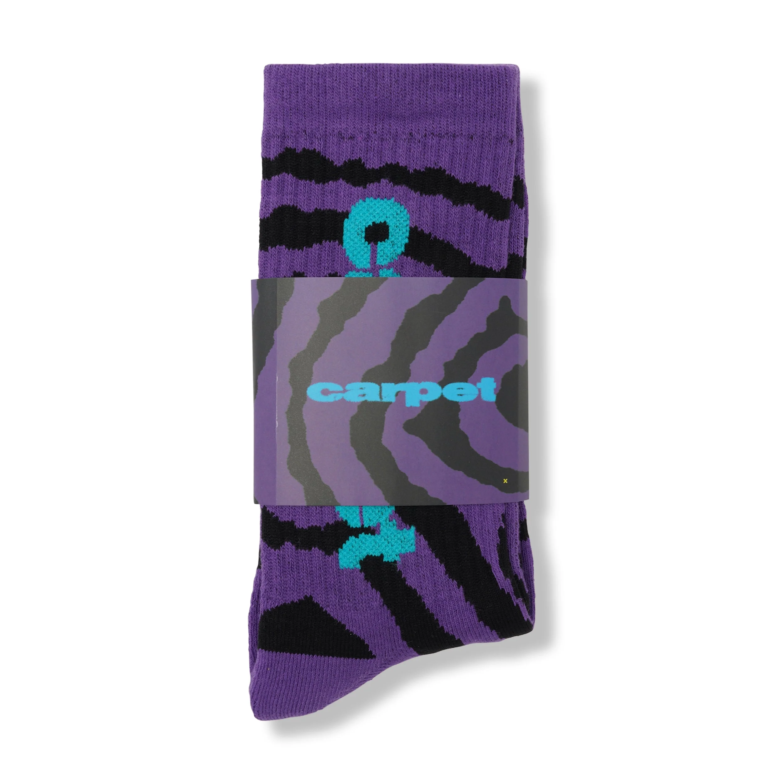 Spiral Sock, Purple - Image 2