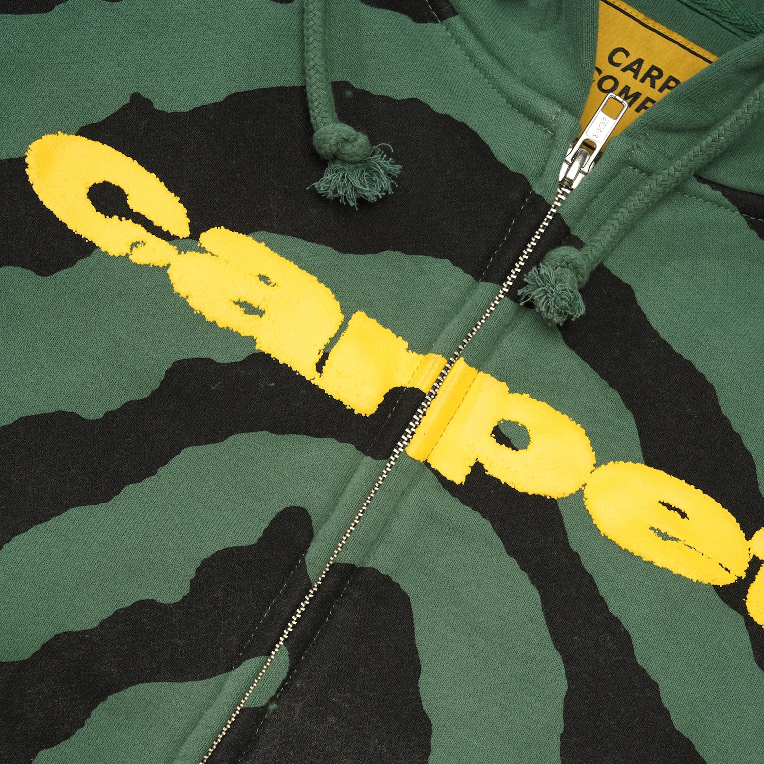 Spiral Zip Up Hood, Green - Image 2