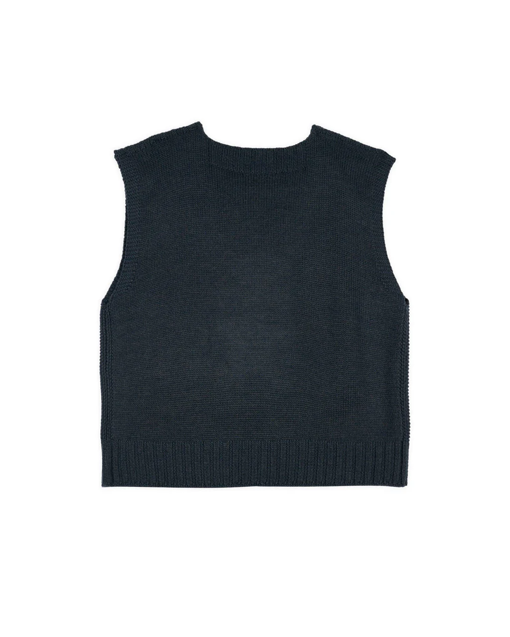 Women's Square Neck Vest, Slate - Image 2