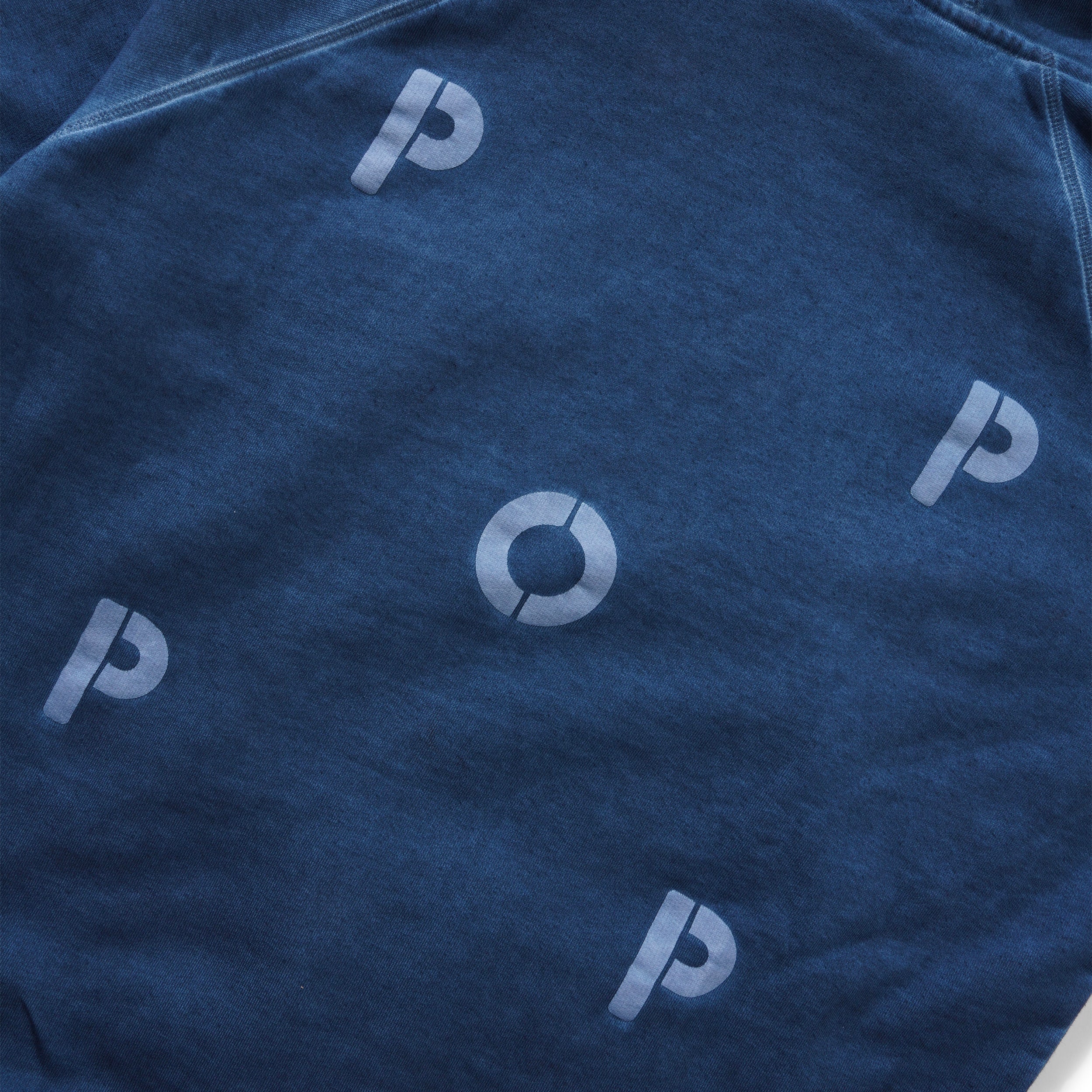 Stencil Logo Pullover Hood, Navy - Image 2