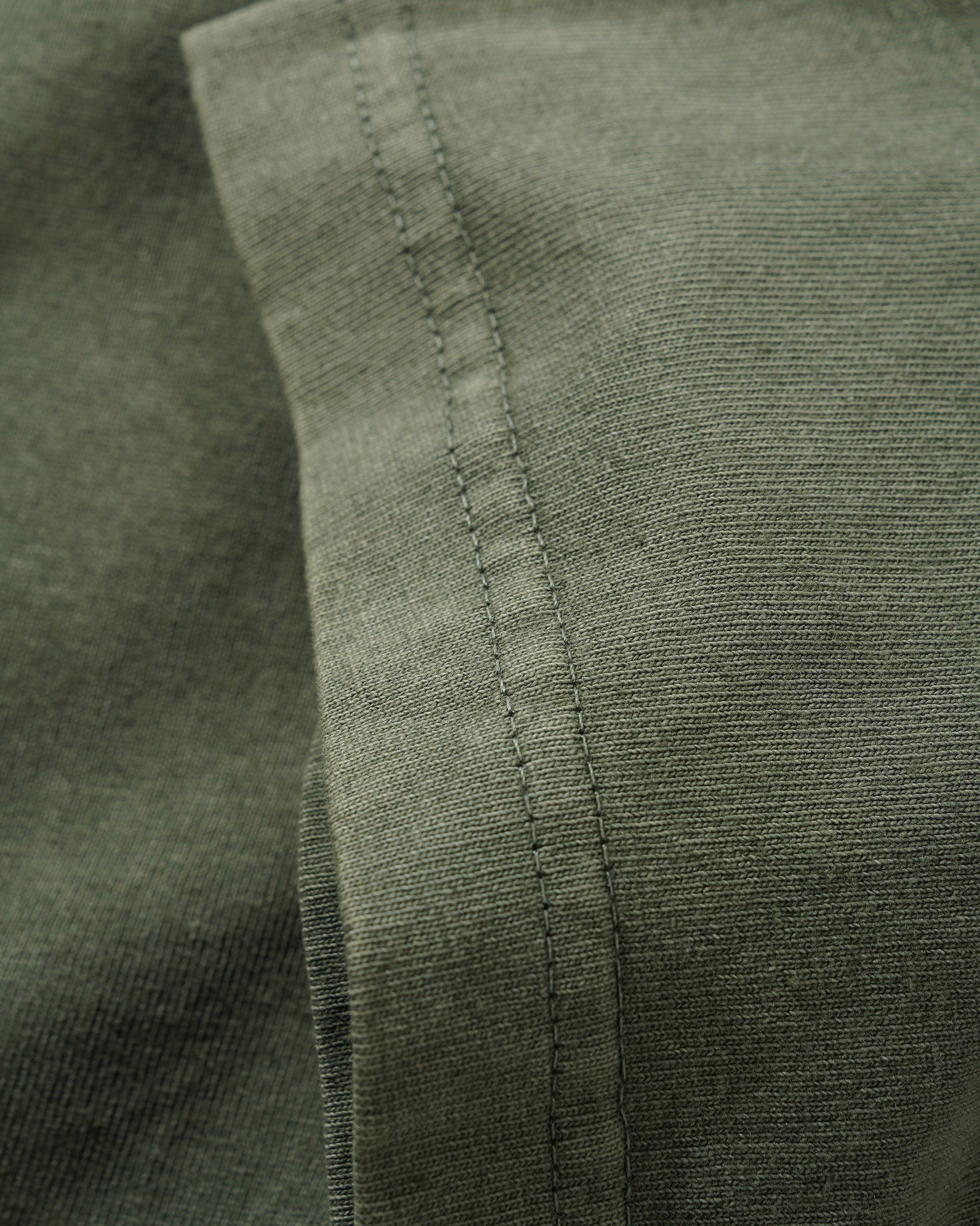 Stencil Pigment Dye Tee, Washed Army - Image 3