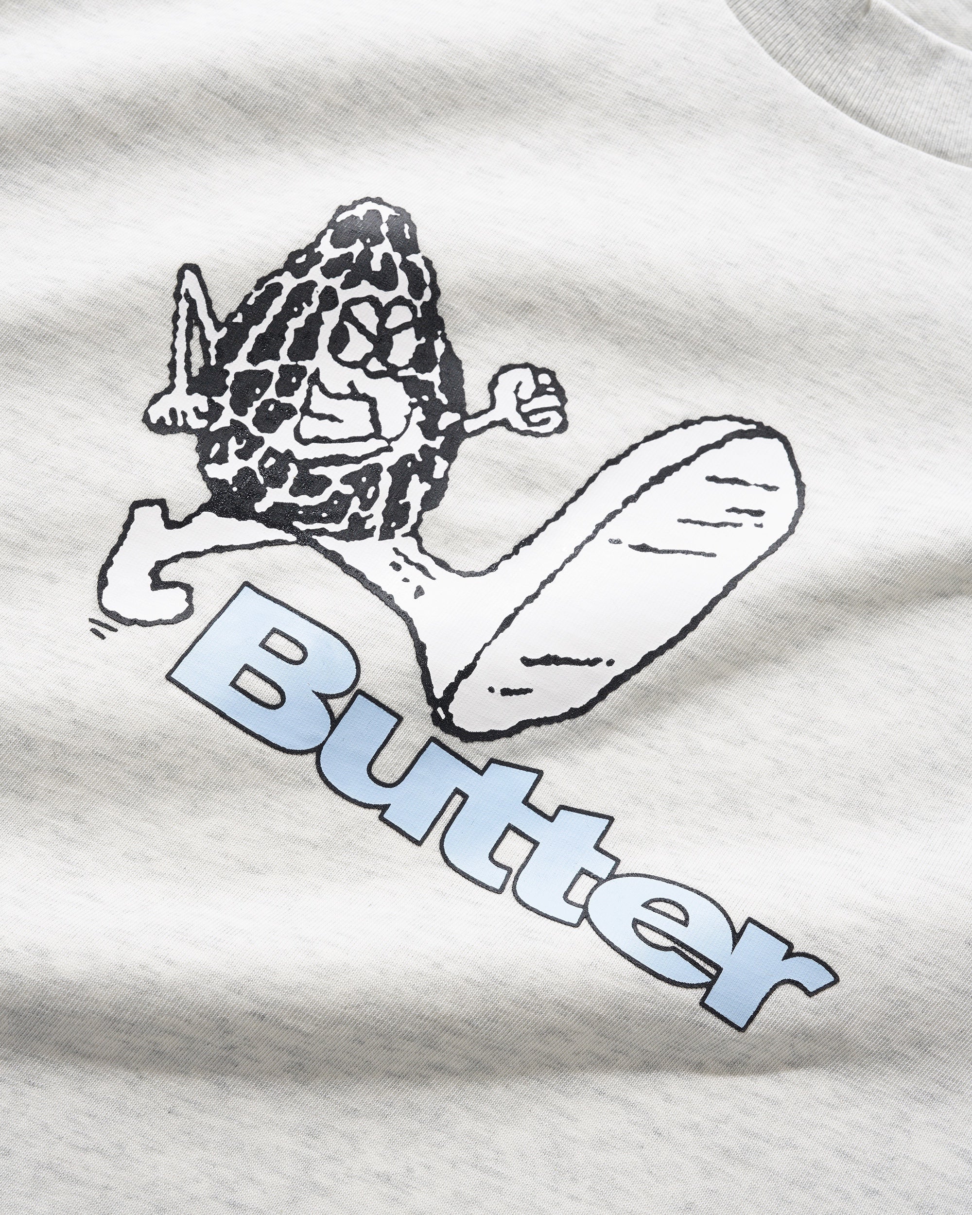 Steppin' Logo Tee, Ash - Image 2