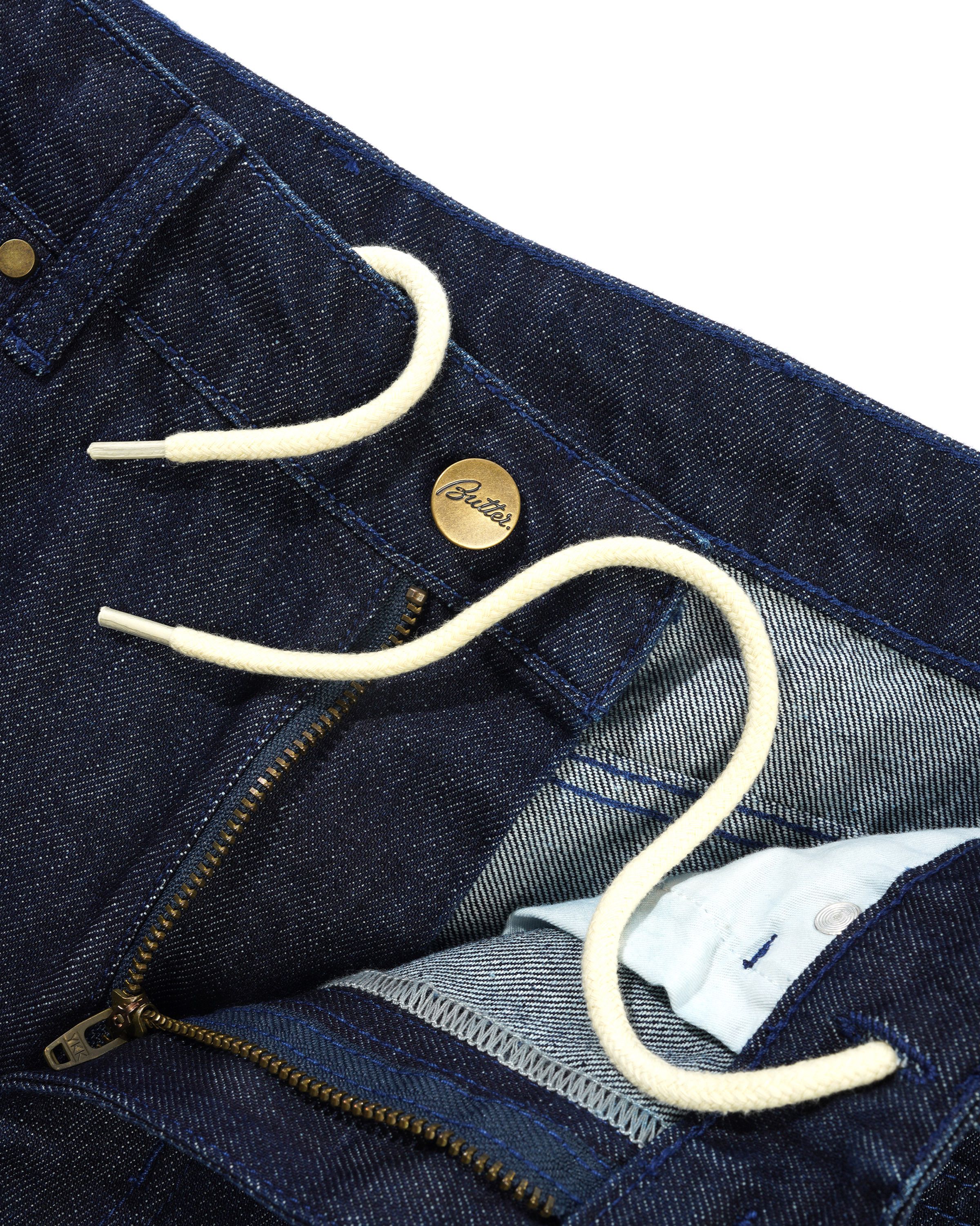 Straight Leg Denim Jeans, Dark Indigo - Image 4