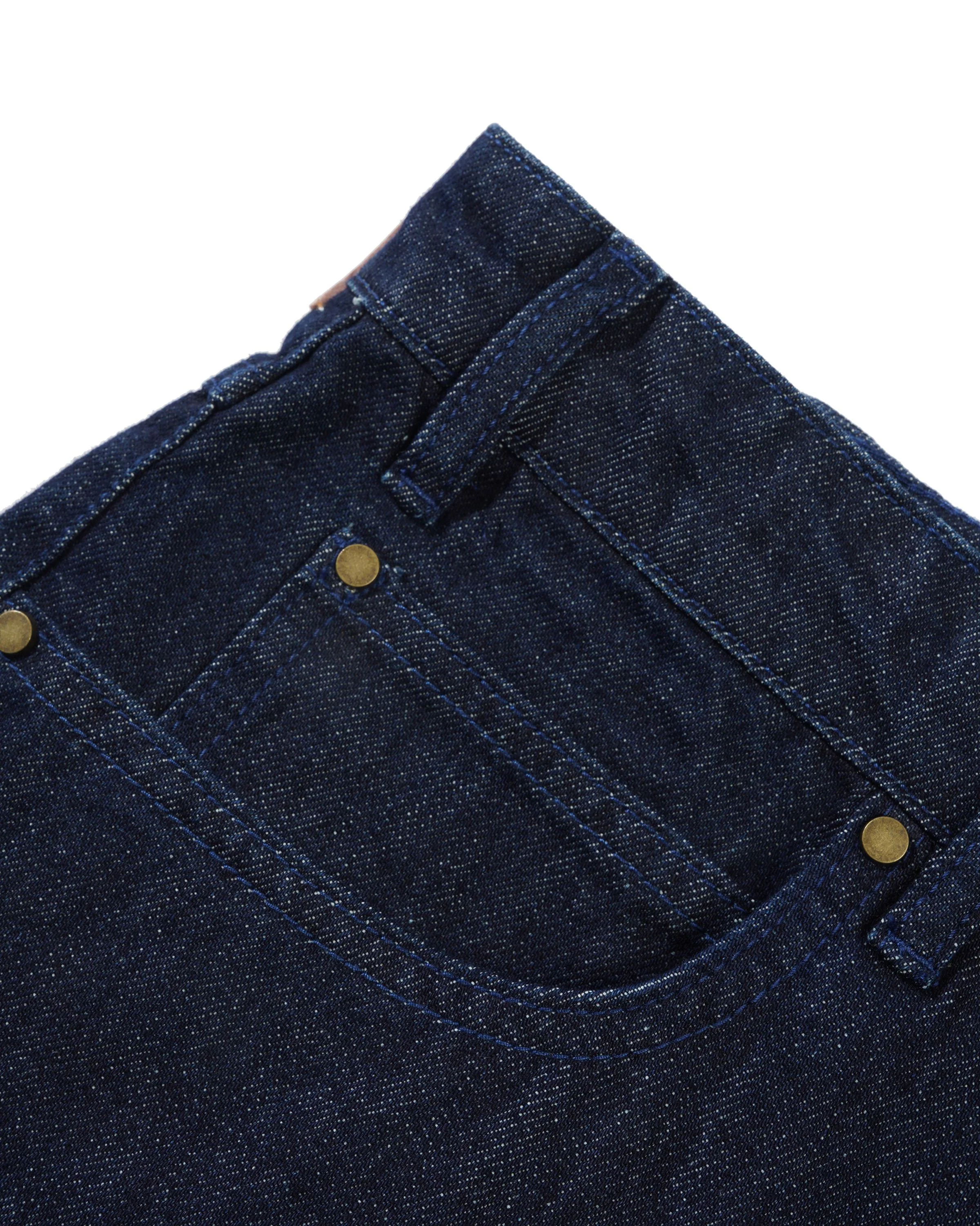 Straight Leg Denim Jeans, Dark Indigo - Image 6