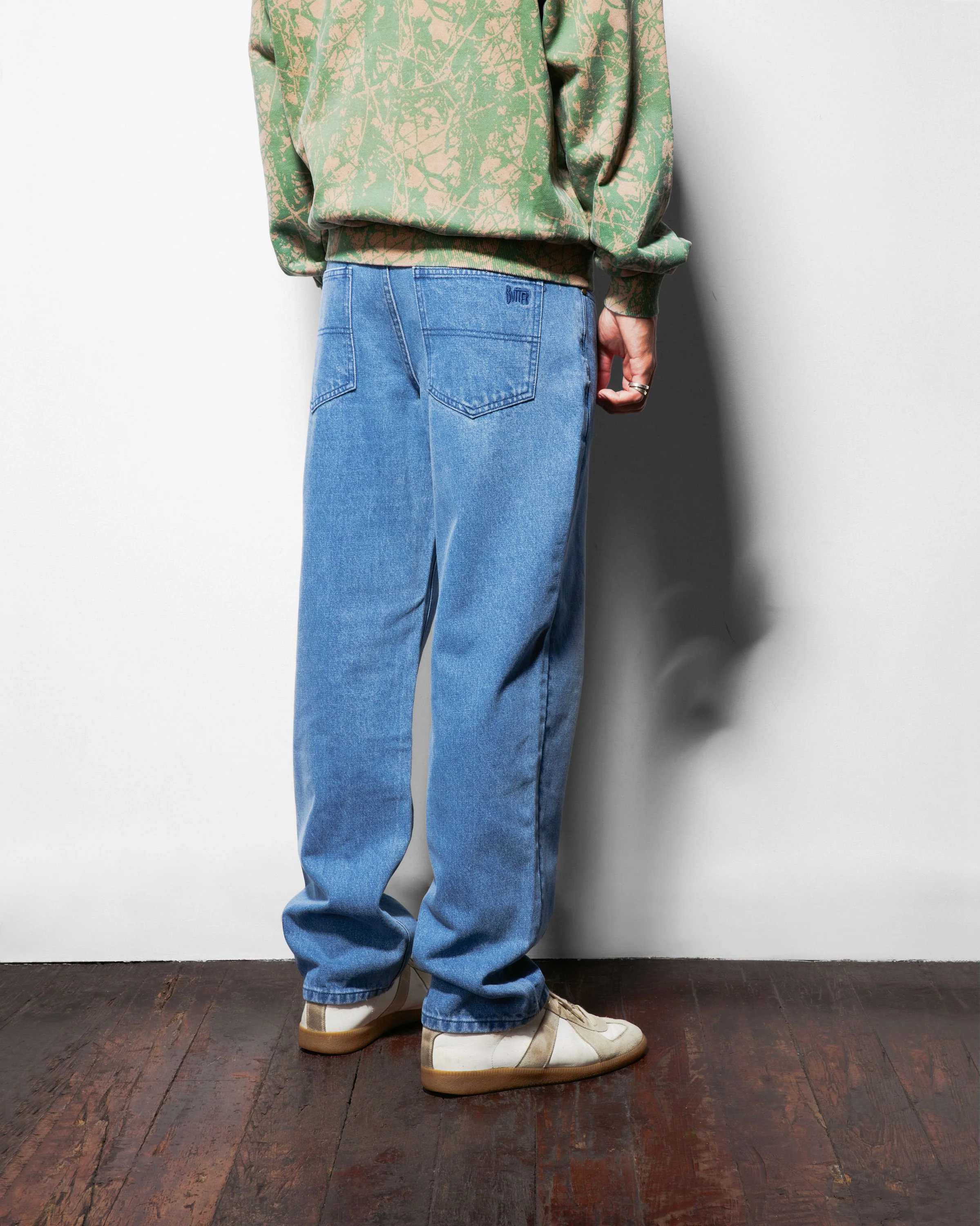 Straight Leg Denim Jeans, Dark Indigo - Image 7