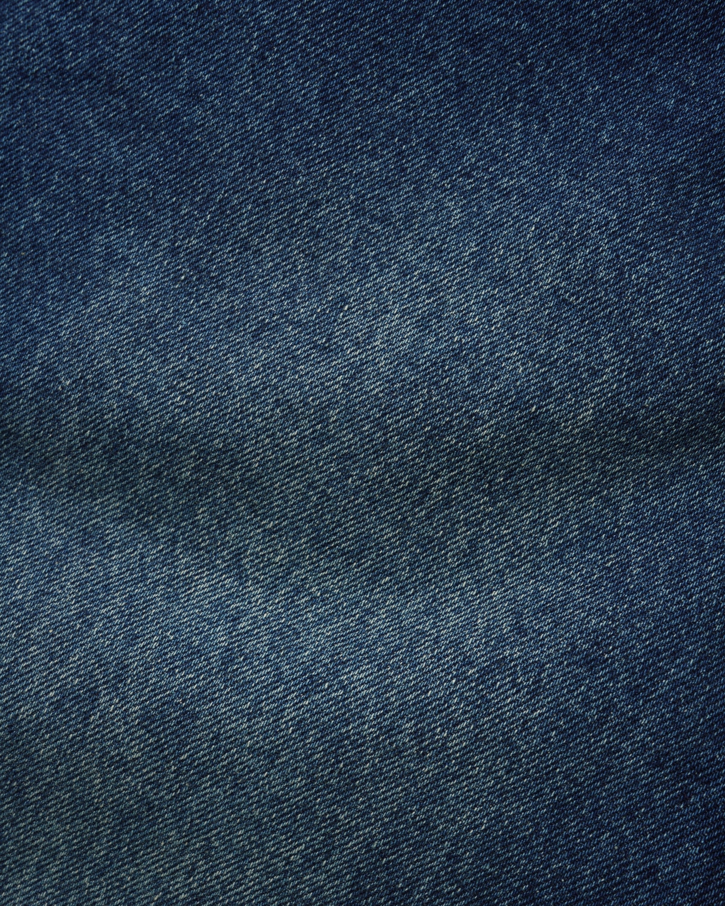 Straight Leg Denim Jeans, Distressed Indigo - Image 5