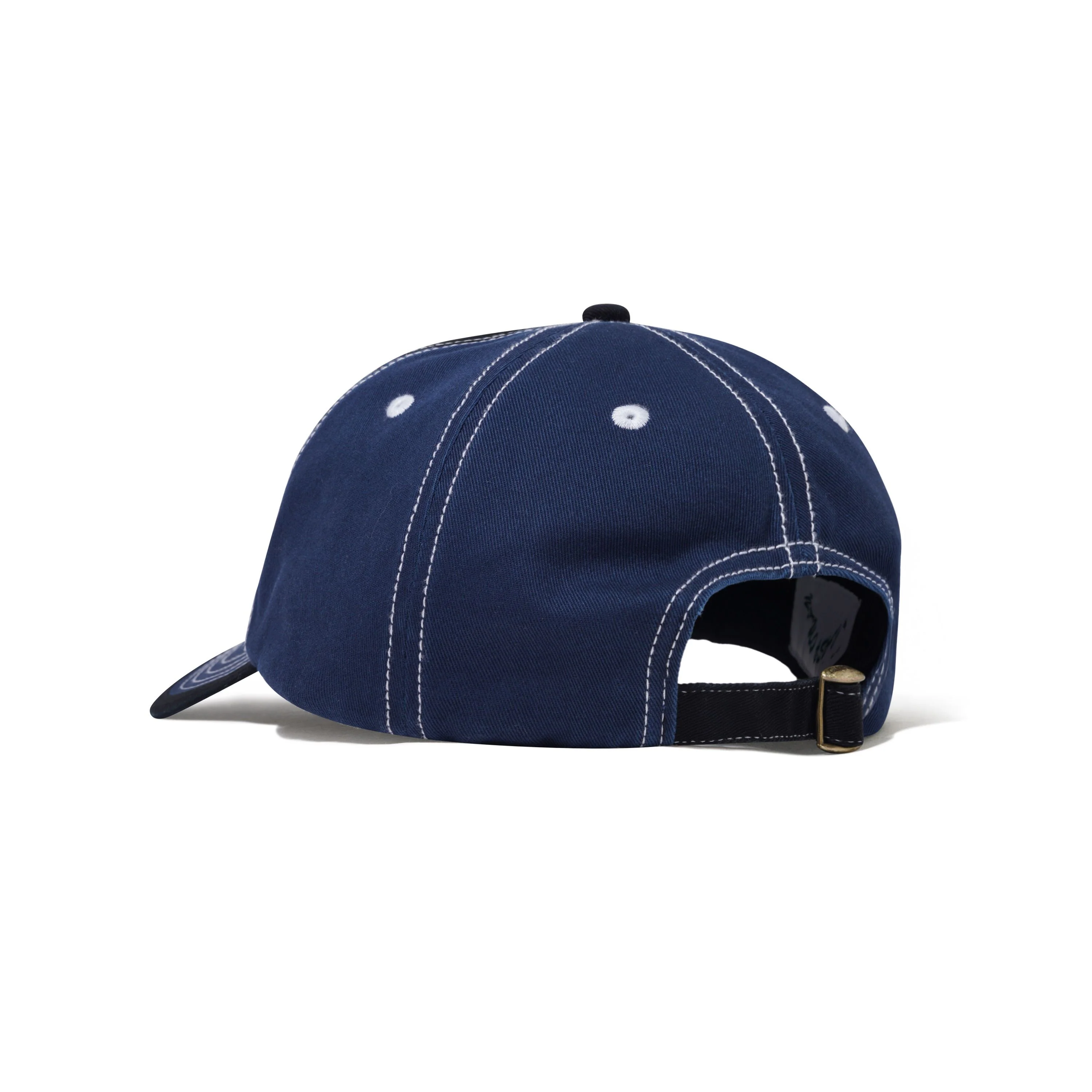 Strip 6 Panel Cap, Black / Navy - Image 2