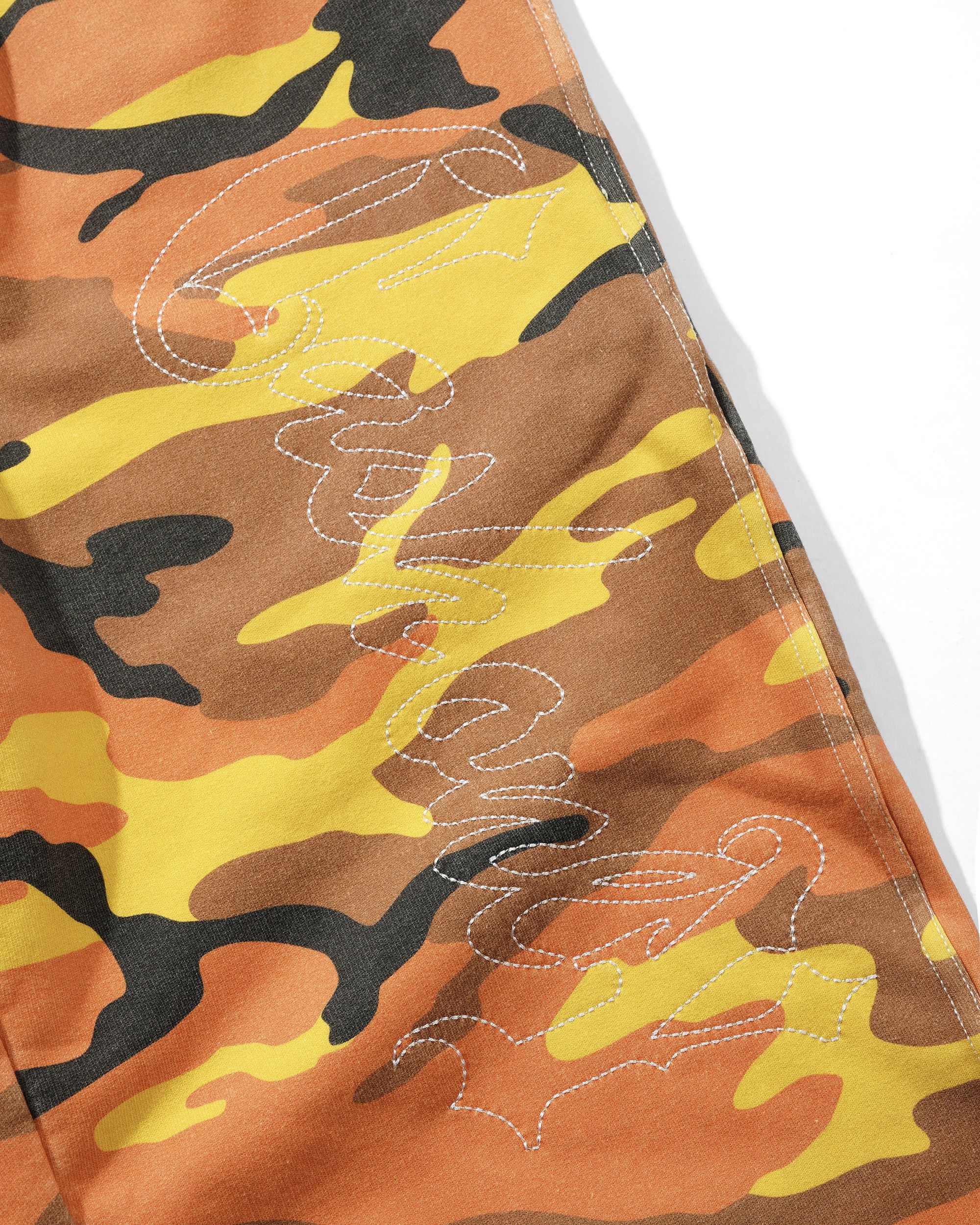 Strip Fleece Sweatpants, Fall Camo - Image 6