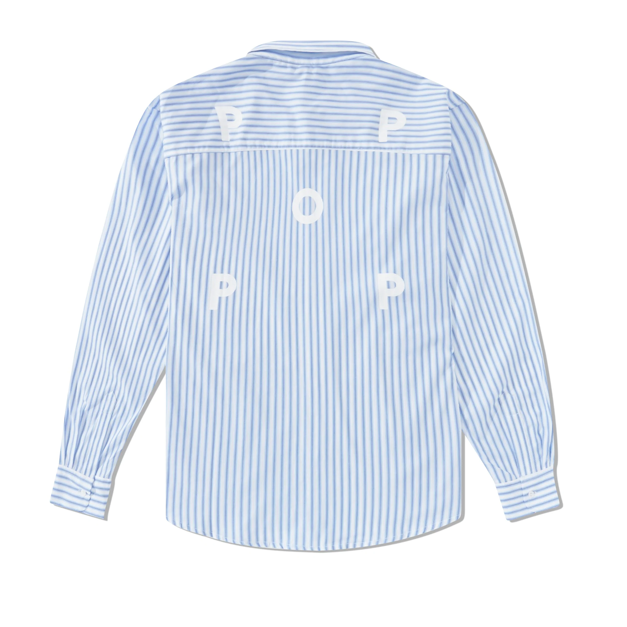 Striped Logo Shirt, White - Image 2