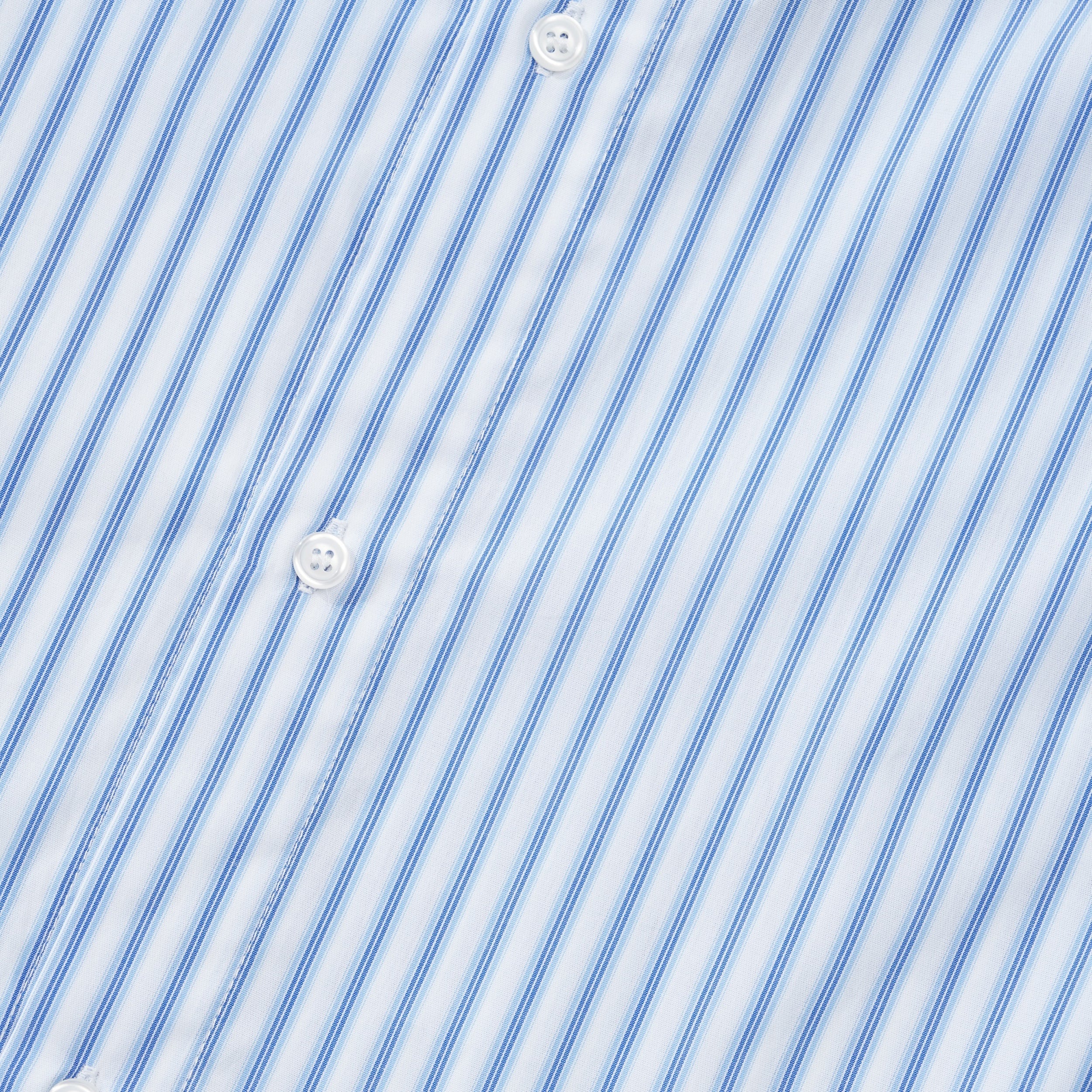 Striped Logo Shirt, White - Image 3