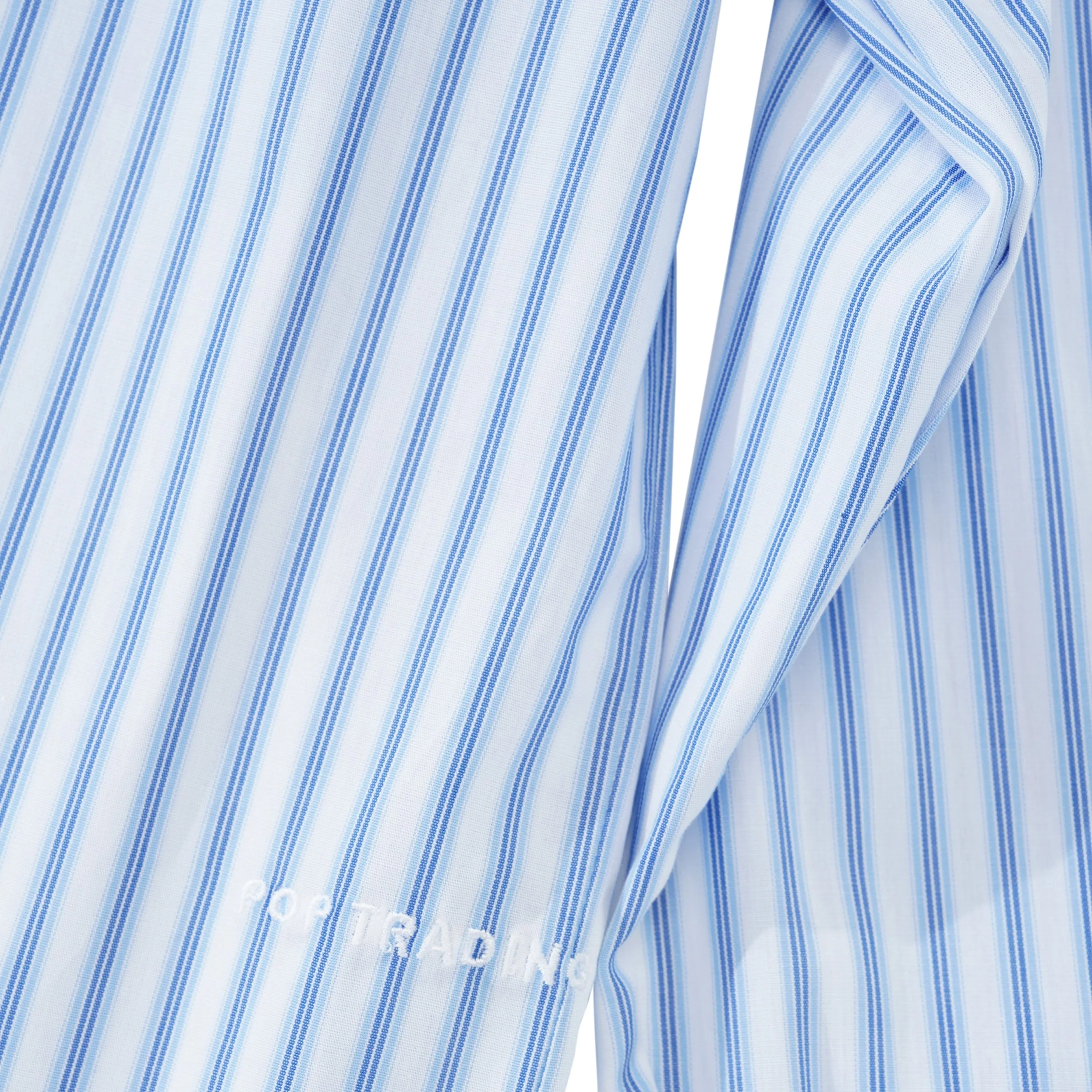 Striped Logo Shirt, White - Image 4
