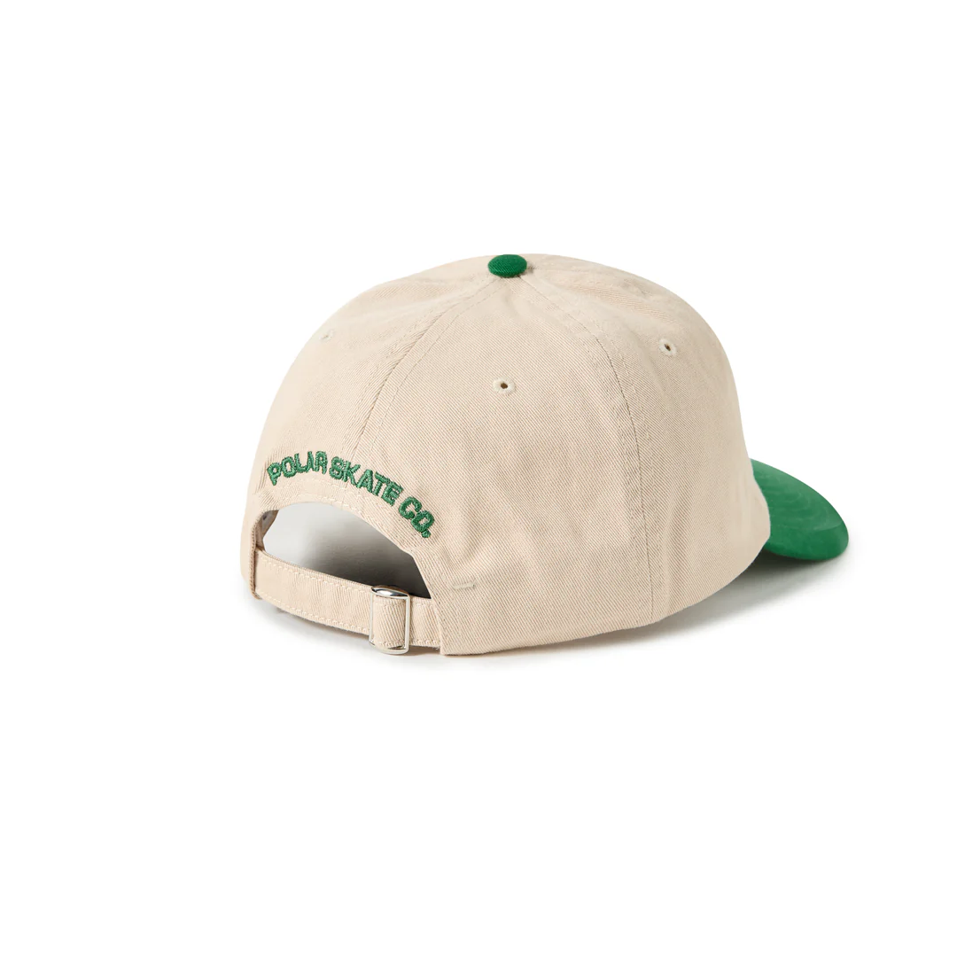 Stroke Logo Sai Cap, Ecru / Green - Image 2