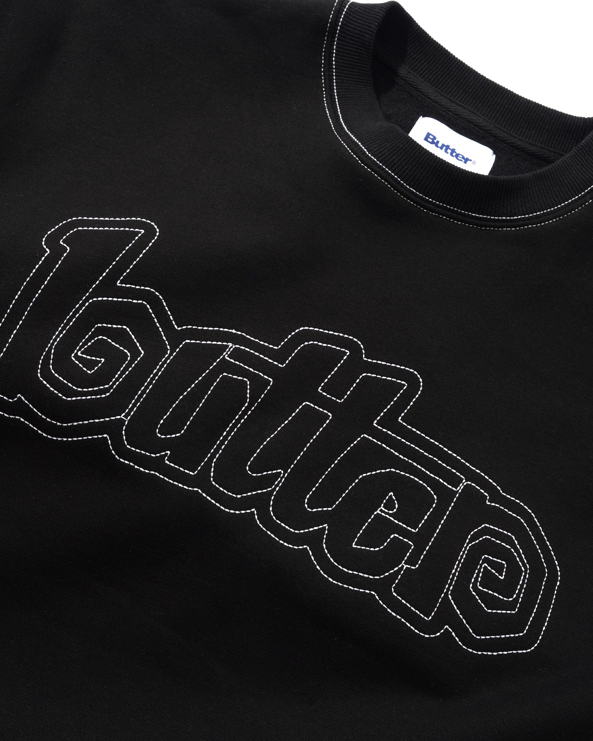 Swirl Crewneck, Black - Image 2