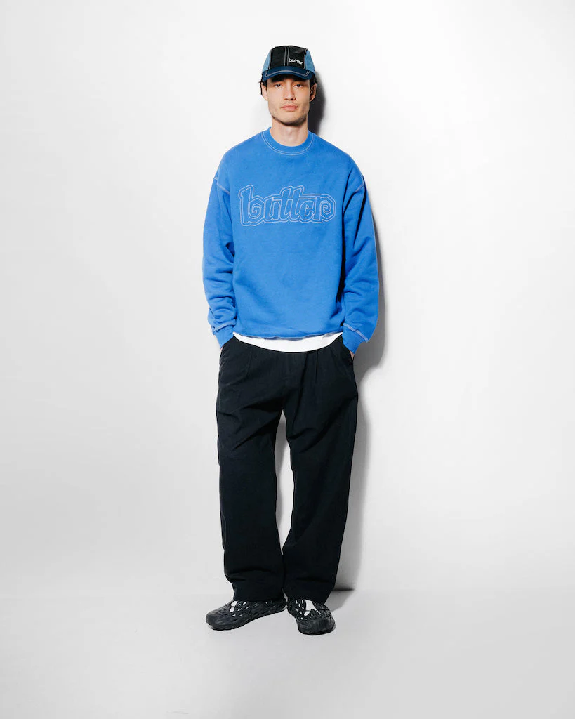 Swirl Crewneck, Ocean - Image 4