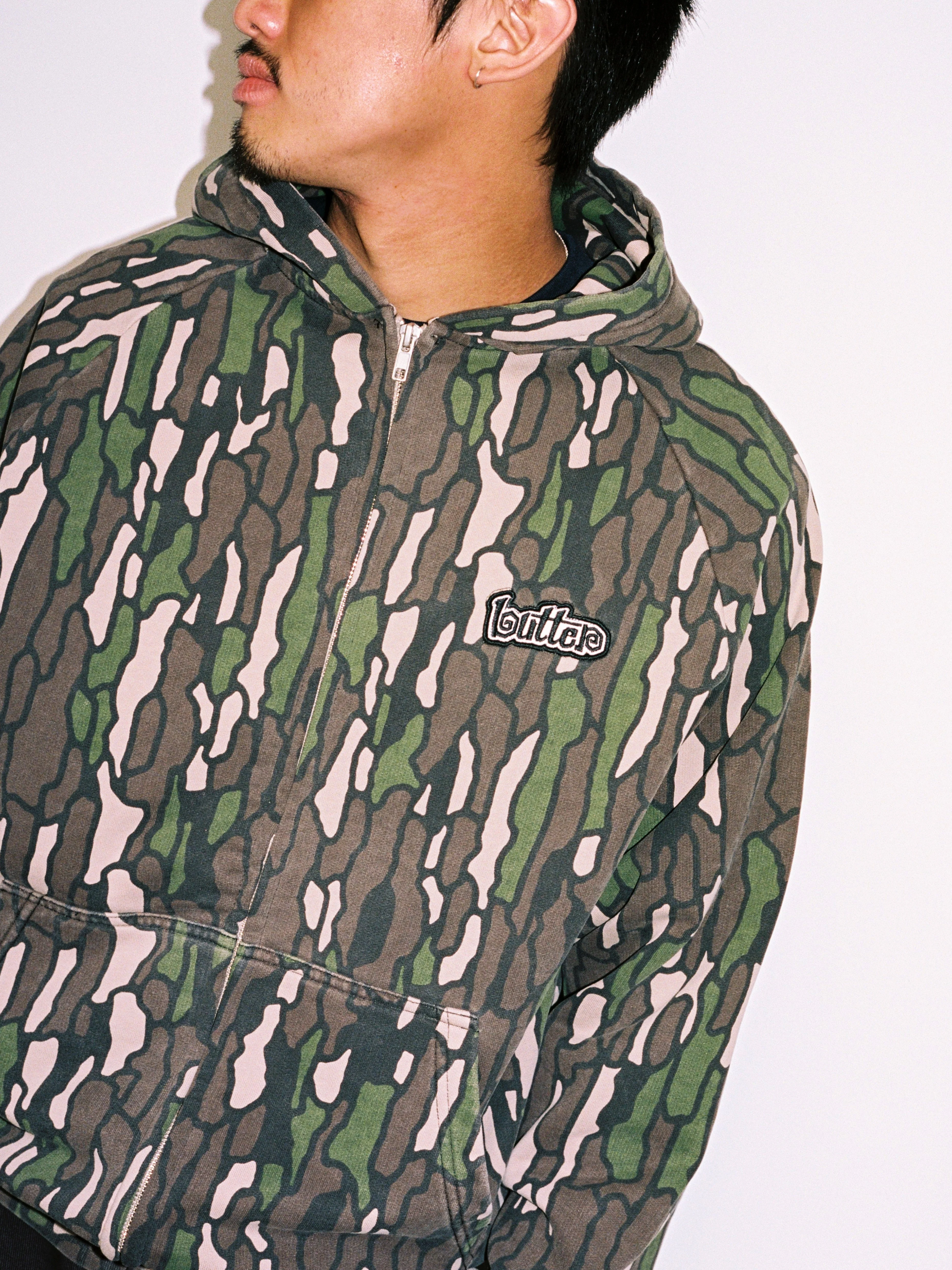 Swirl Zip-Thru Hood, Camo - Image 5