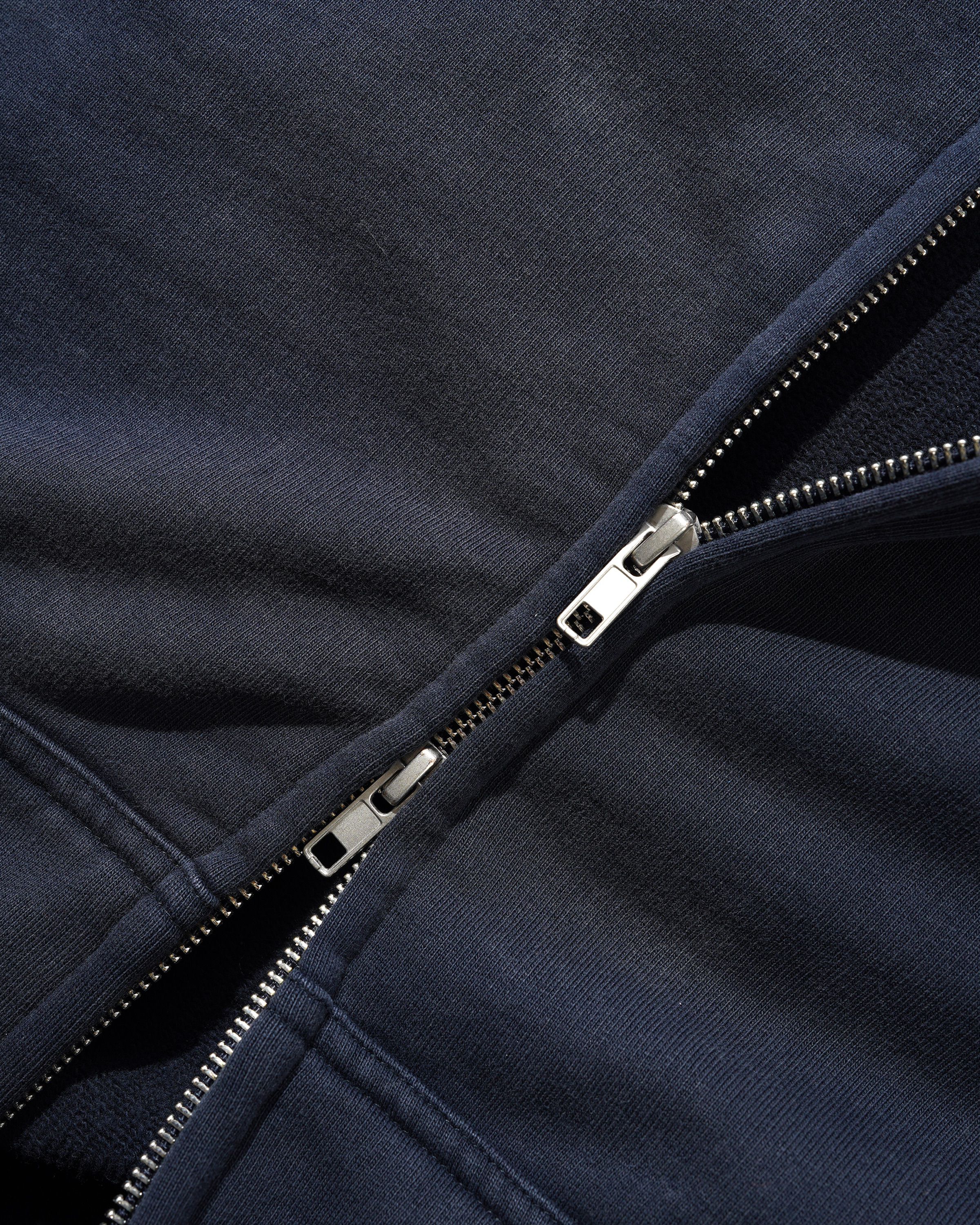 Swirl Zip-Thru Hood, Navy - Image 3