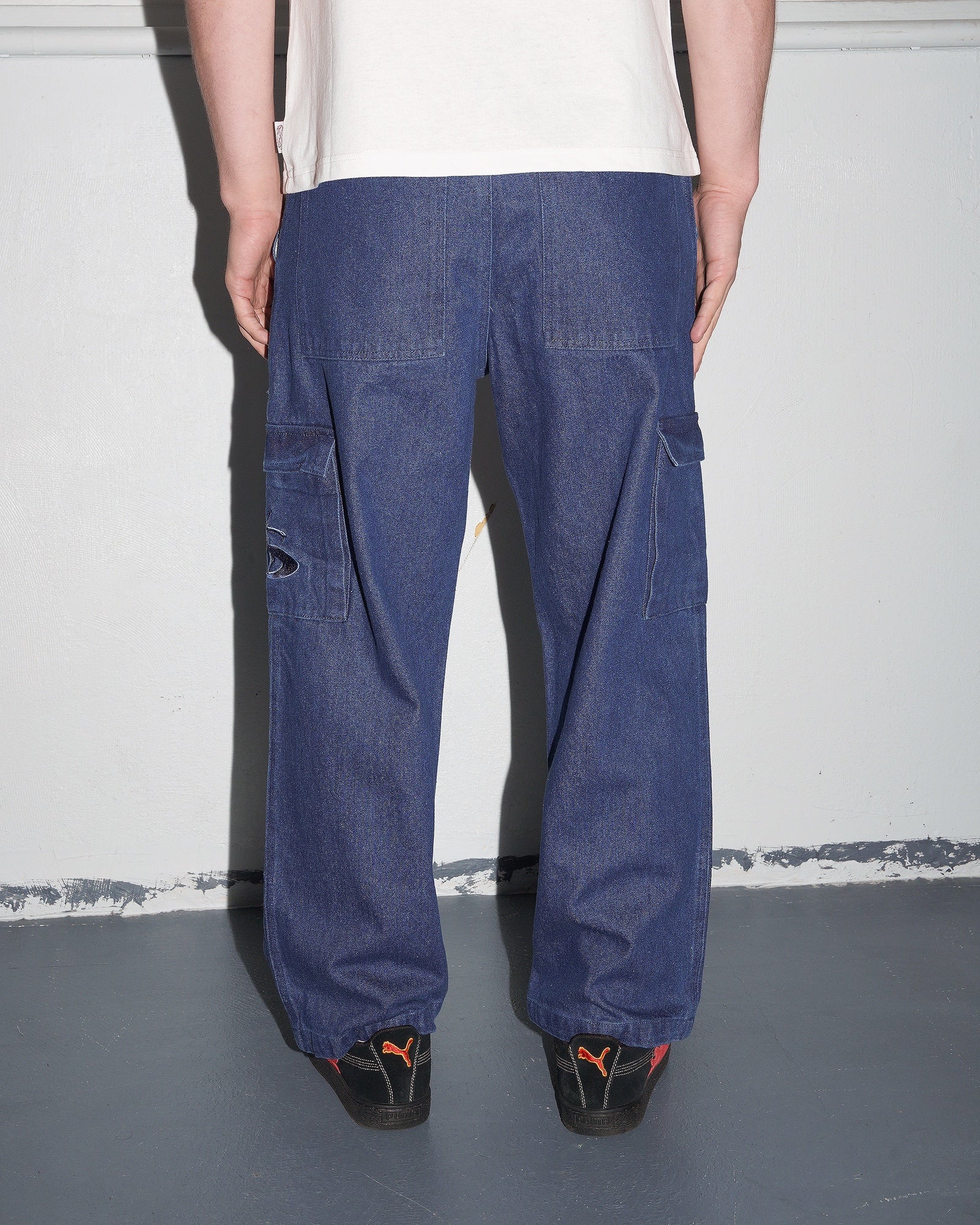 Tactical Phantasy Cargo Pants, Denim - Image 7