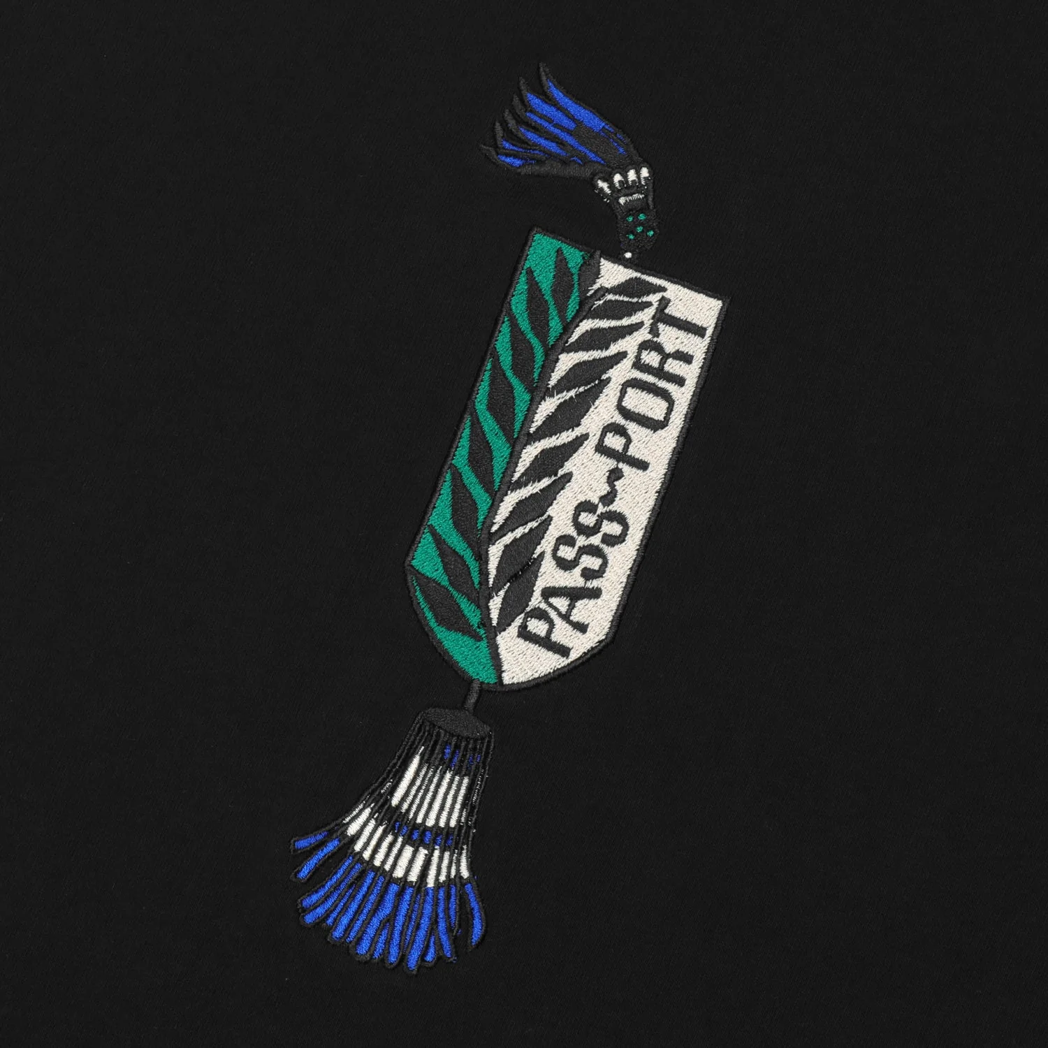 Tassle Tee, Black - Image 2