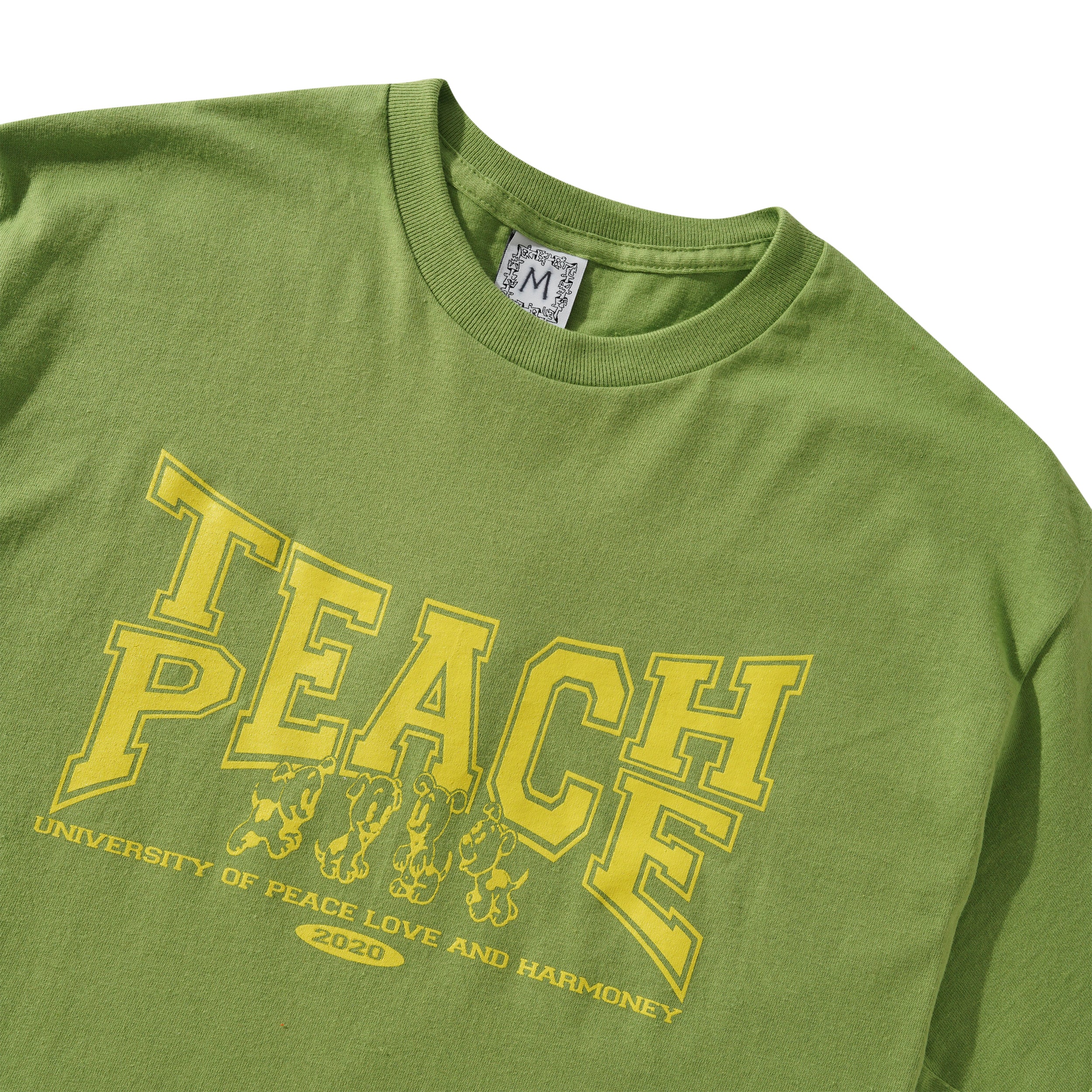 Teach Peace Tee, Kiwi Green - Image 2