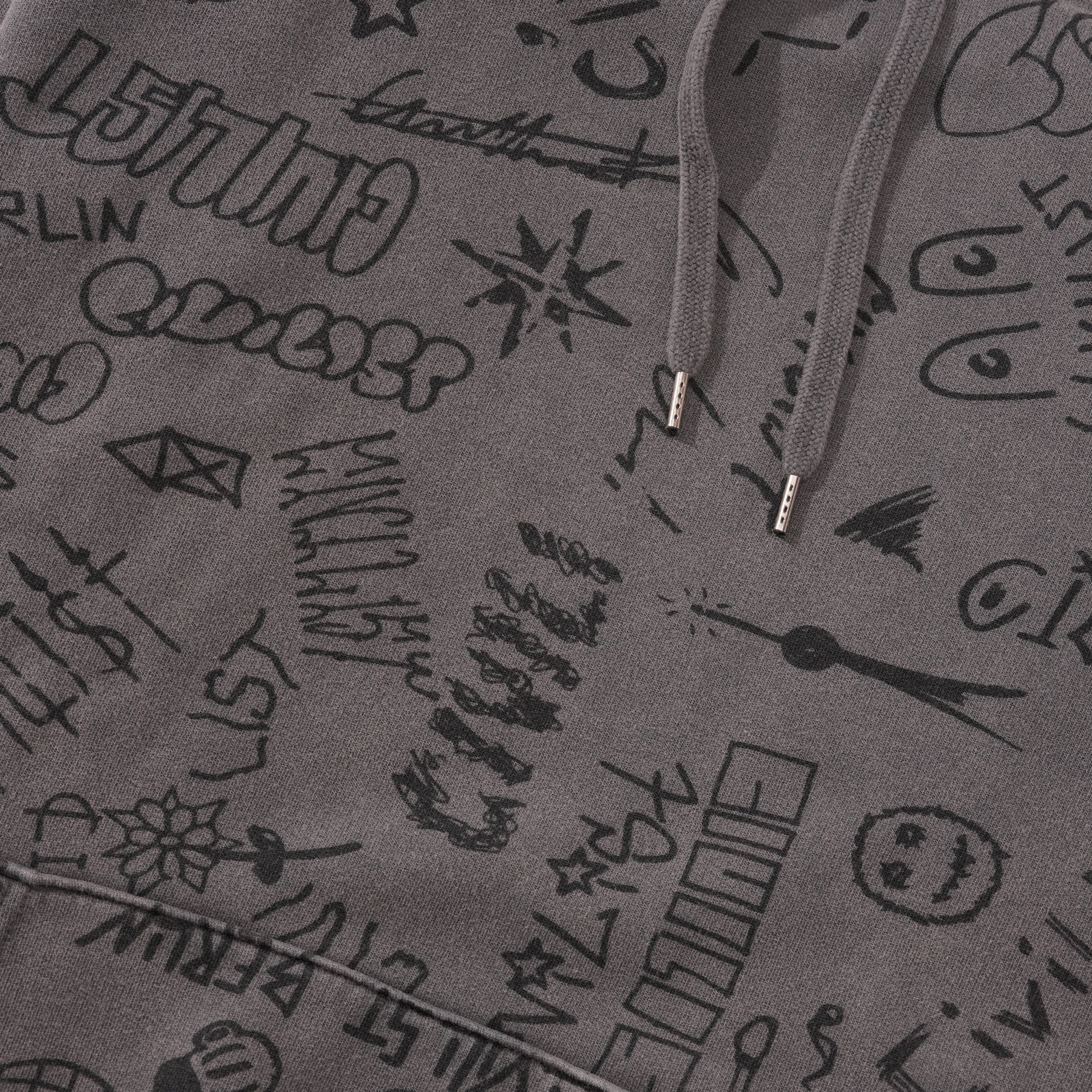 Team AOP Pullover, Washed Black - Image 2