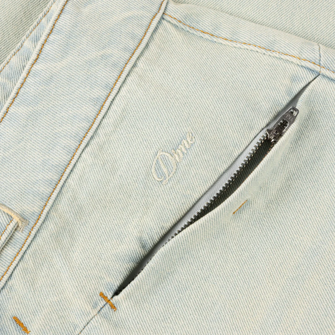 Tech Denim Shorts, Sandblasted Desert - Image 2