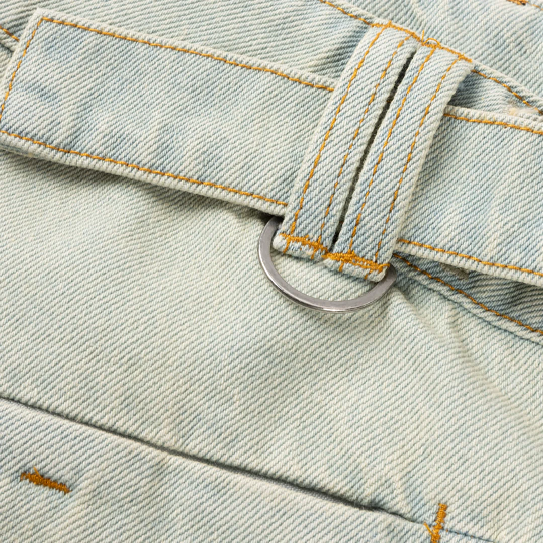 Tech Denim Shorts, Sandblasted Desert - Image 4