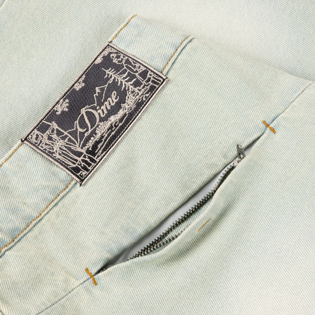 Tech Denim Shorts, Sandblasted Desert - Image 5