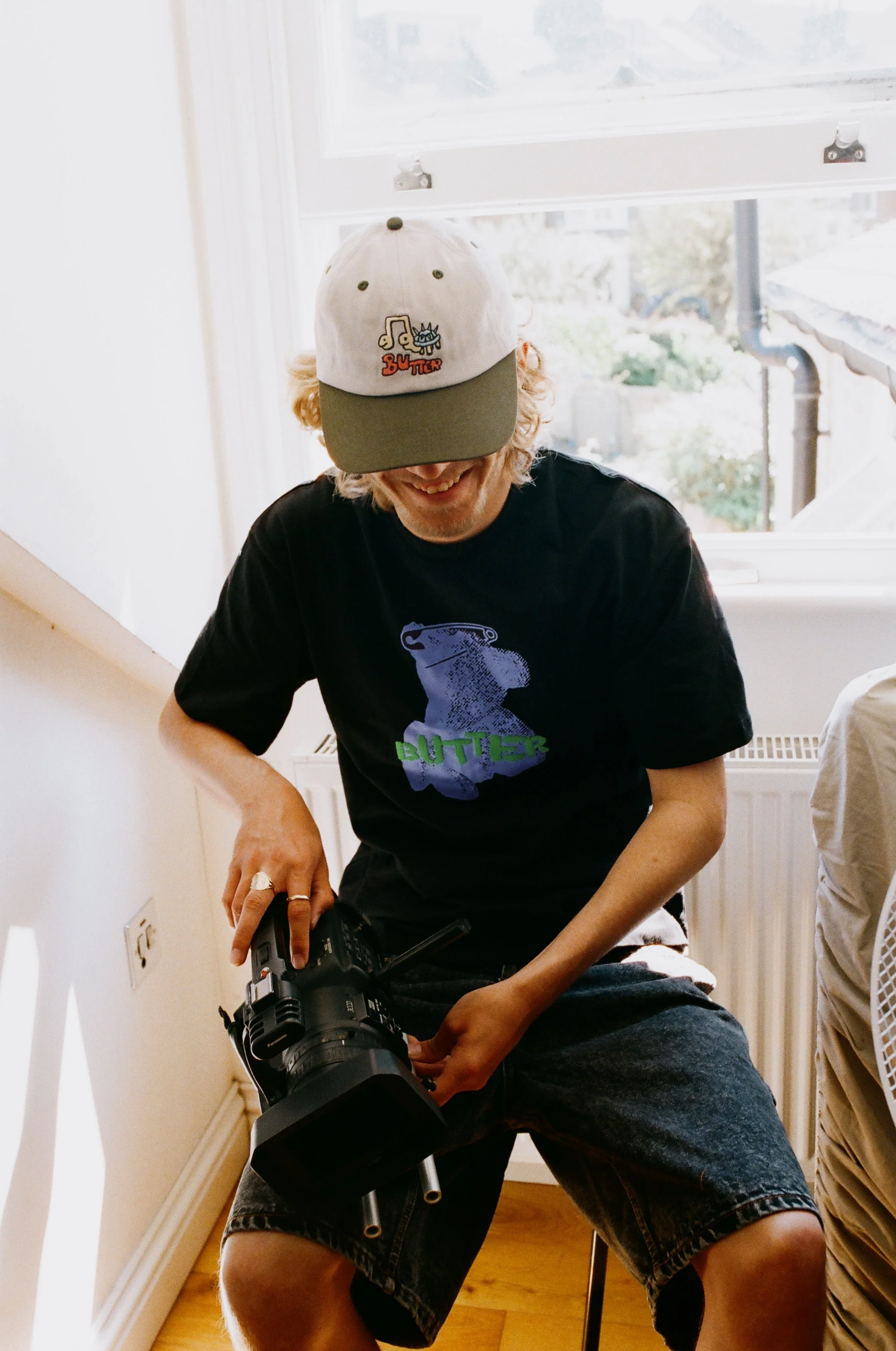 Teddy Bear Tee, Black - Image 3