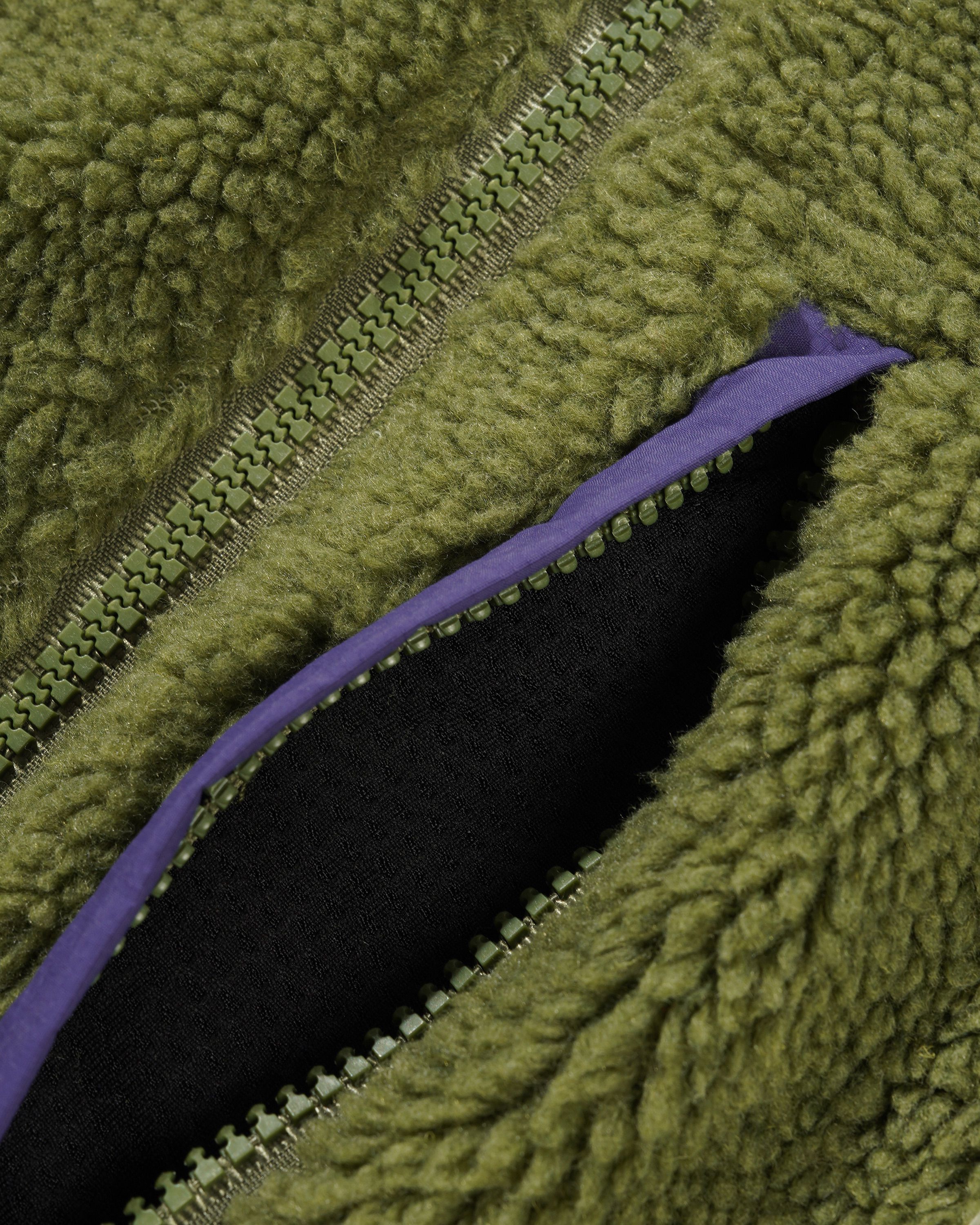 Terrain Highpile Jacket, Moss - Image 3