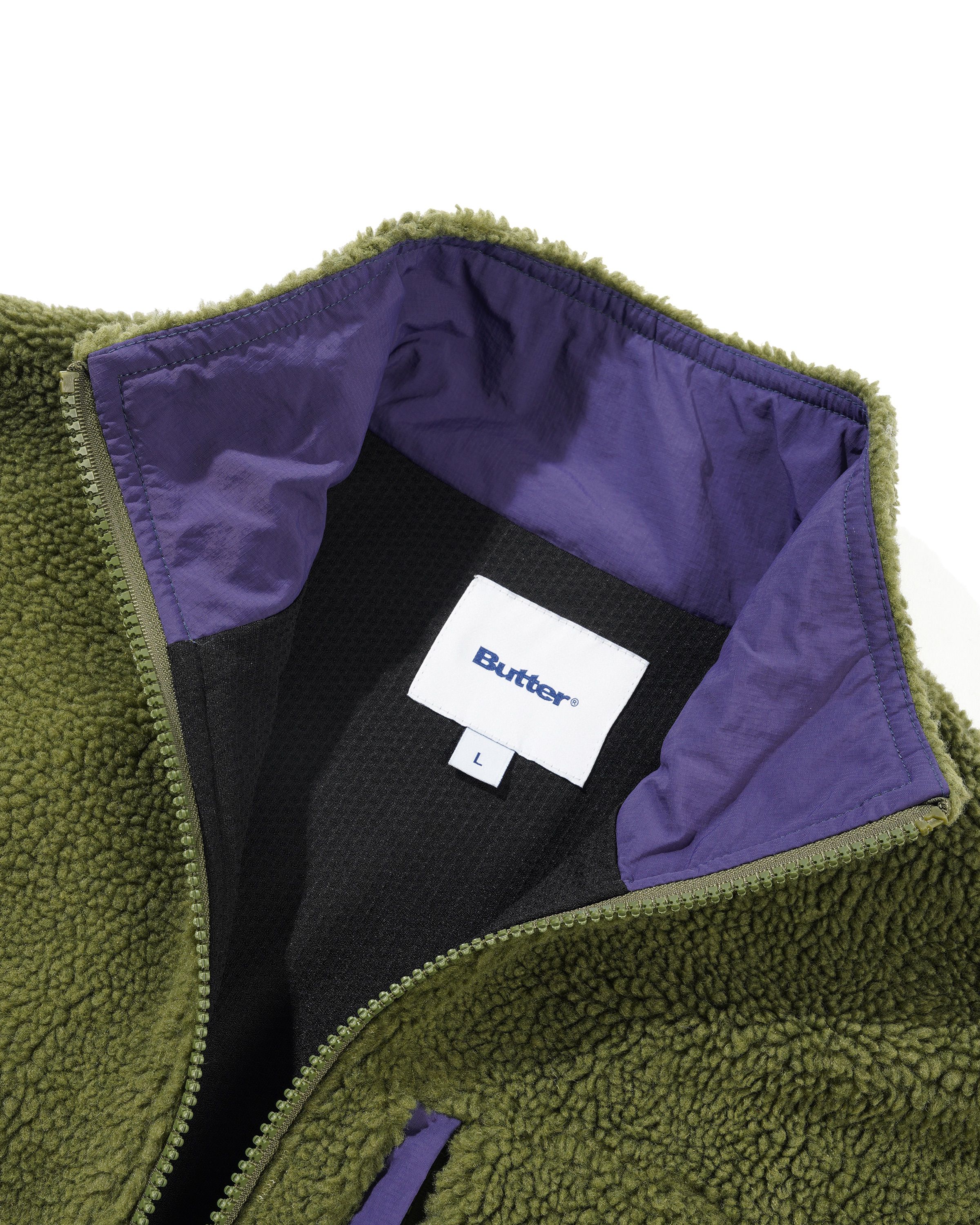 Terrain Highpile Jacket, Moss - Image 4