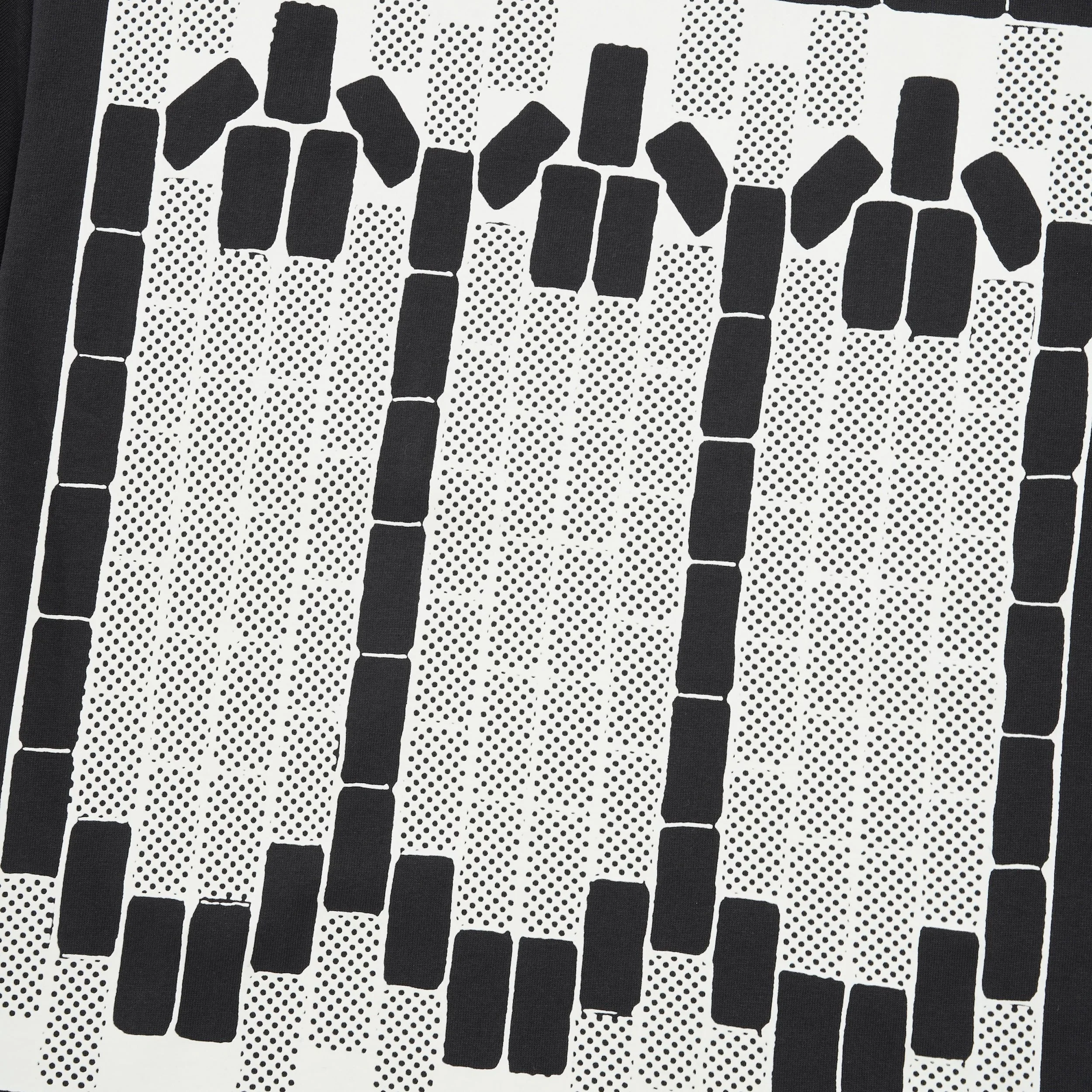Tetris Teeth Tee, Black / Glow In The Dark - Image 2