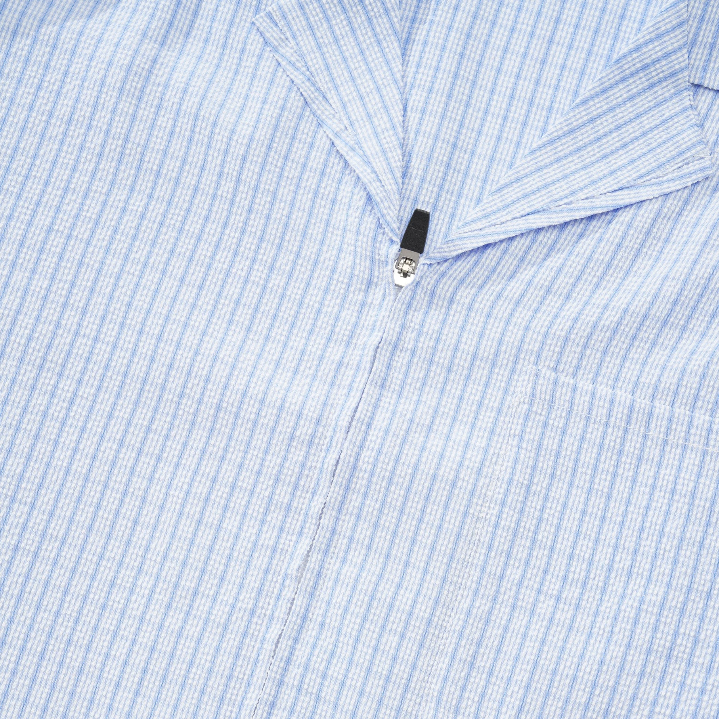 Textured Caddie Shirt, Blue - Image 2