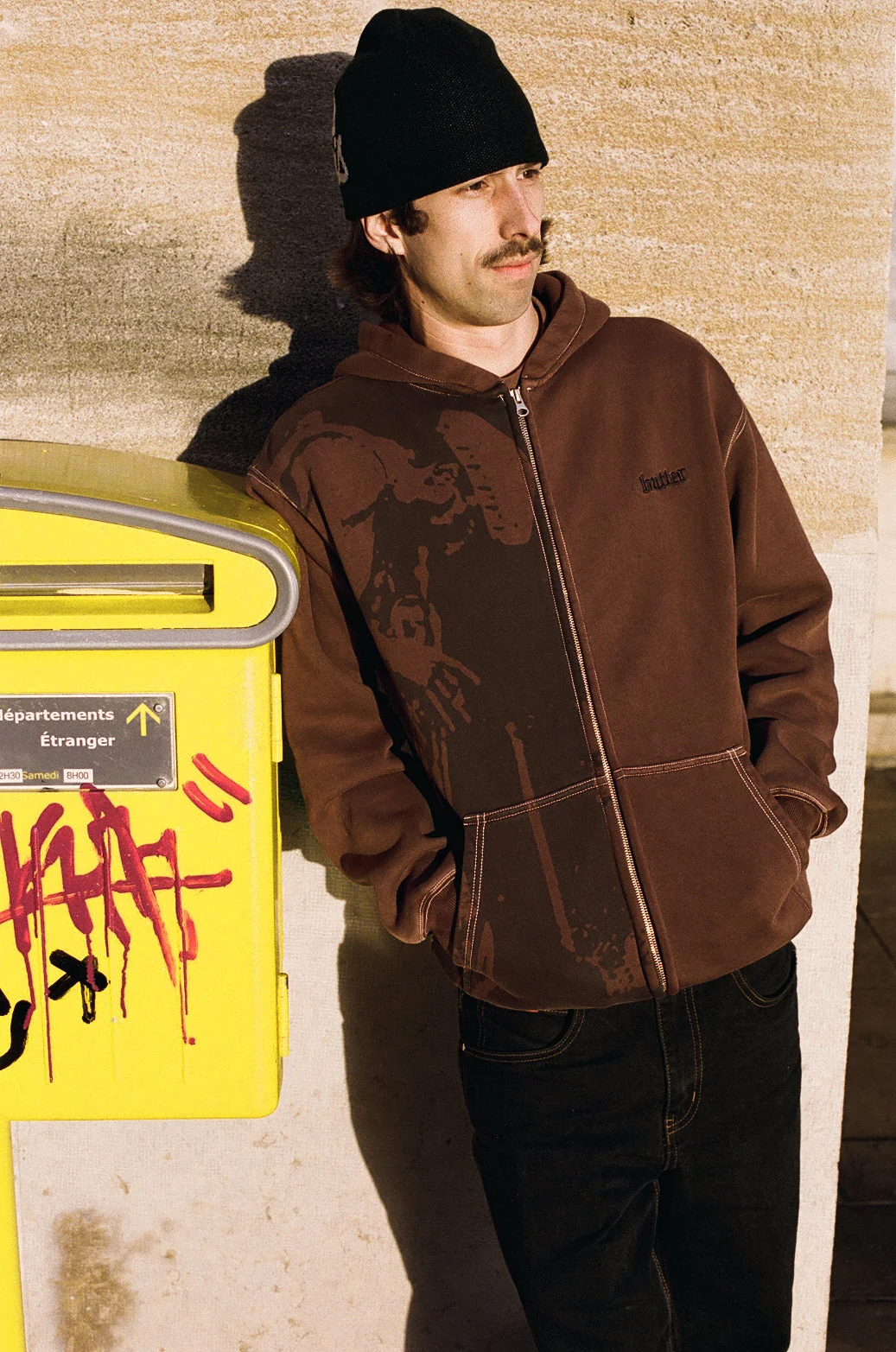 Thanks Zip-Thru Hood, Brown - Image 6