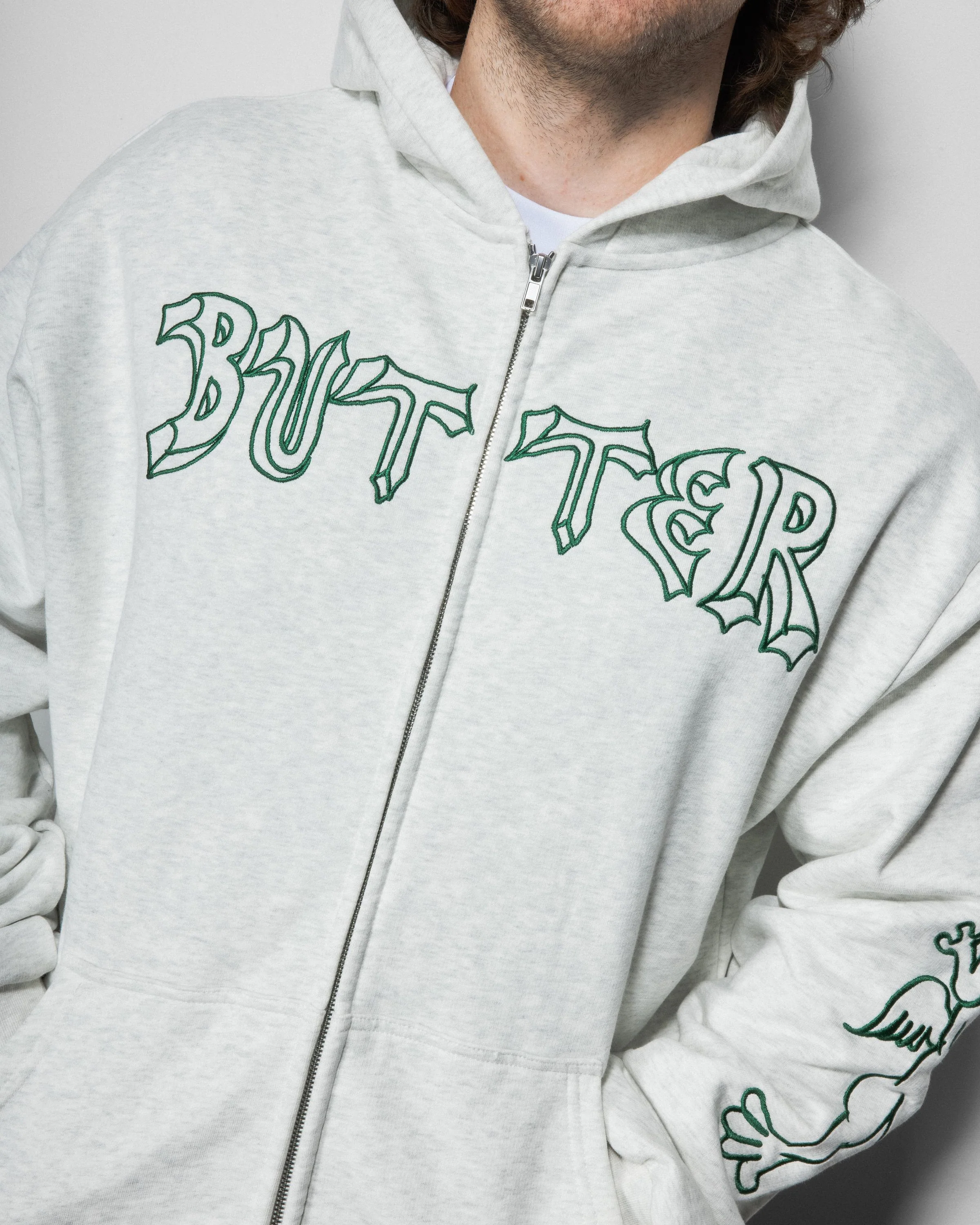 Thirteen Zip-Thru Hood, Ash - Image 3