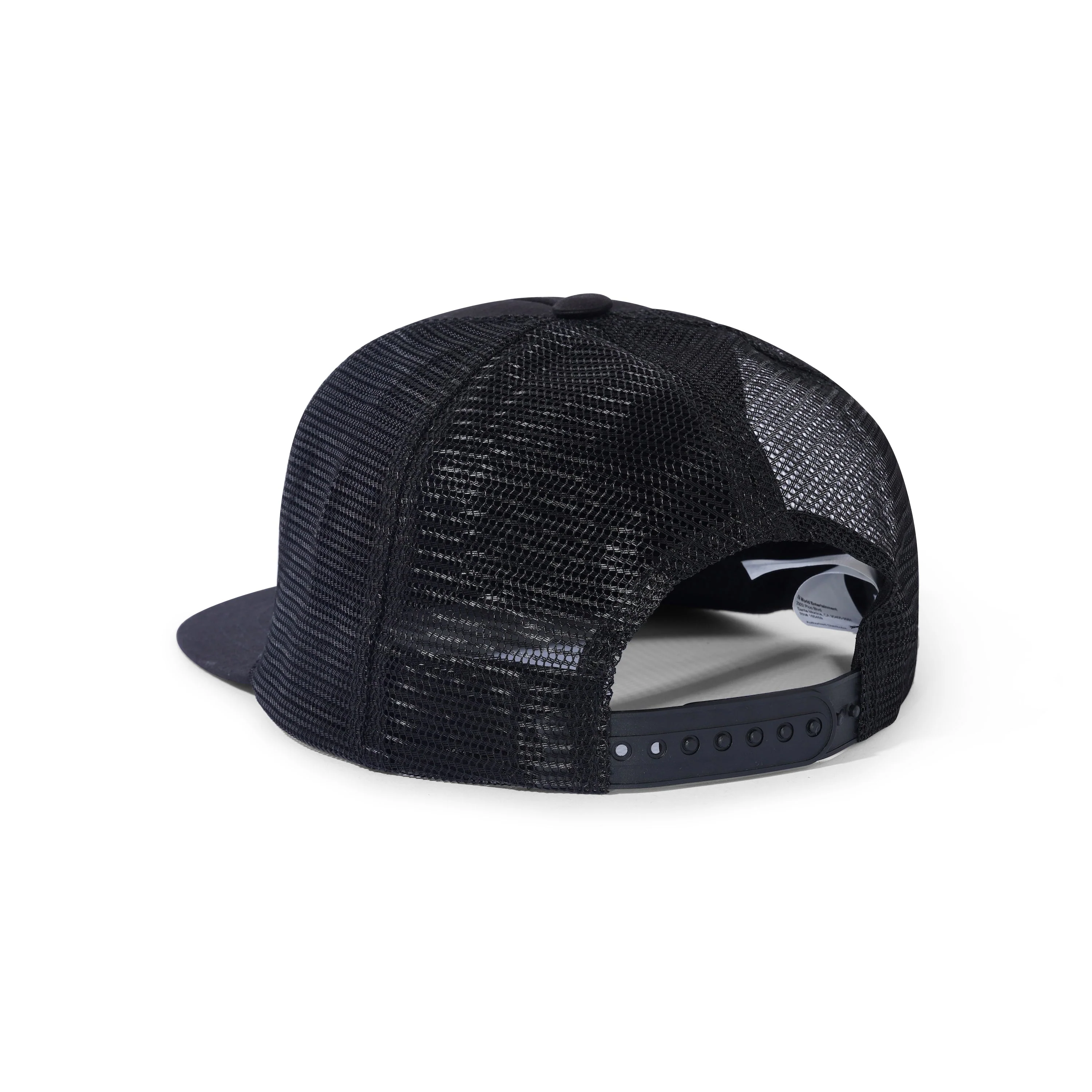 Three Spiral Trucker Hat, Black - Image 2