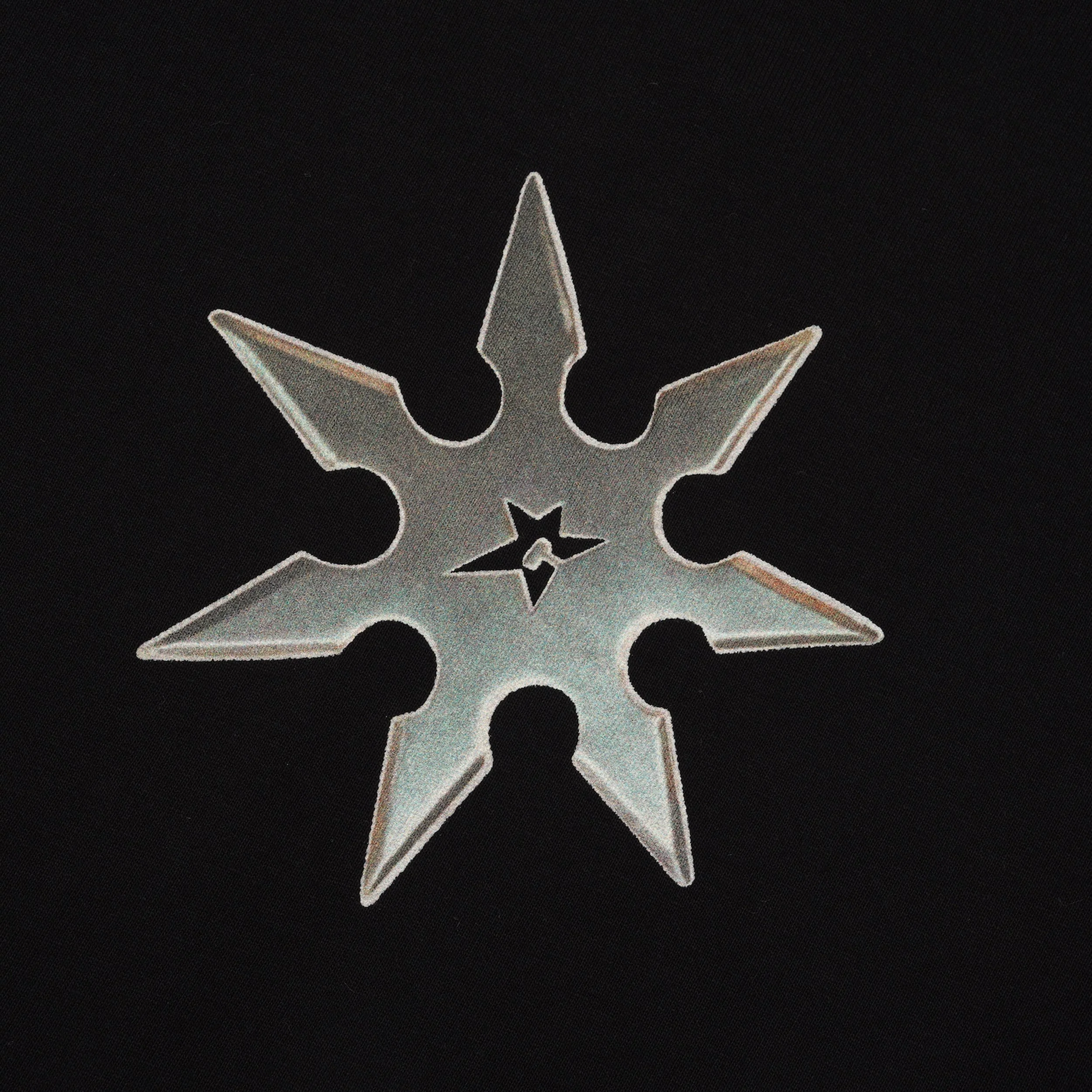 Throwing Star Tee, Black - Image 2