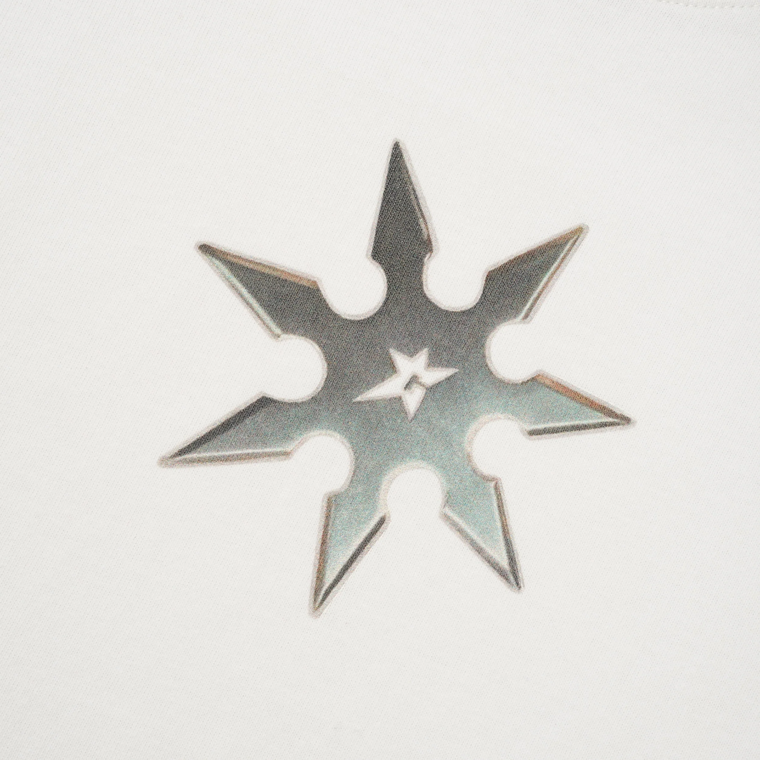 Throwing Star Tee, White - Image 2